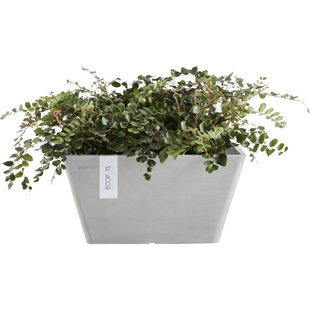 ECOPOTS Blumentopf »BERLIN White Grey«