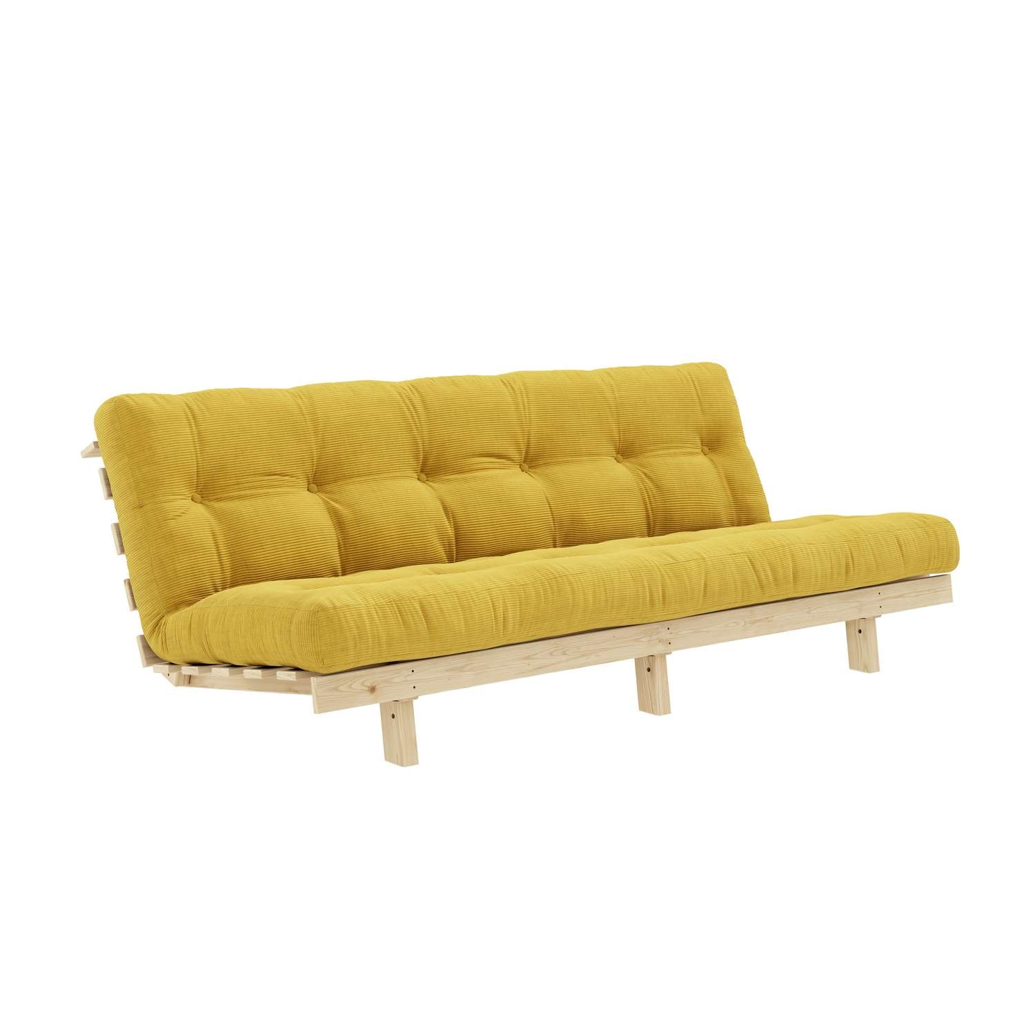 Karup Design Schlafsofa »Lean 200 Schlafsofa, Gästebett, Sofa mit Futonmatratze«, (2 St.), Inkl. Futonmatratze, Liegefläche 130x200 cm, FSC® zertifizierte Kiefer