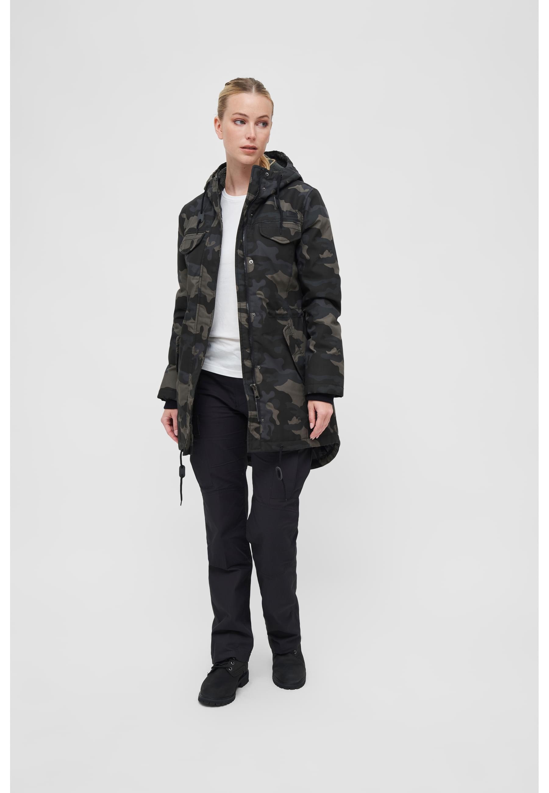 Brandit Parka »Brandit Damen Ladies Marsh Lake Parka« 1 Stk. tlg. mit Kapuze