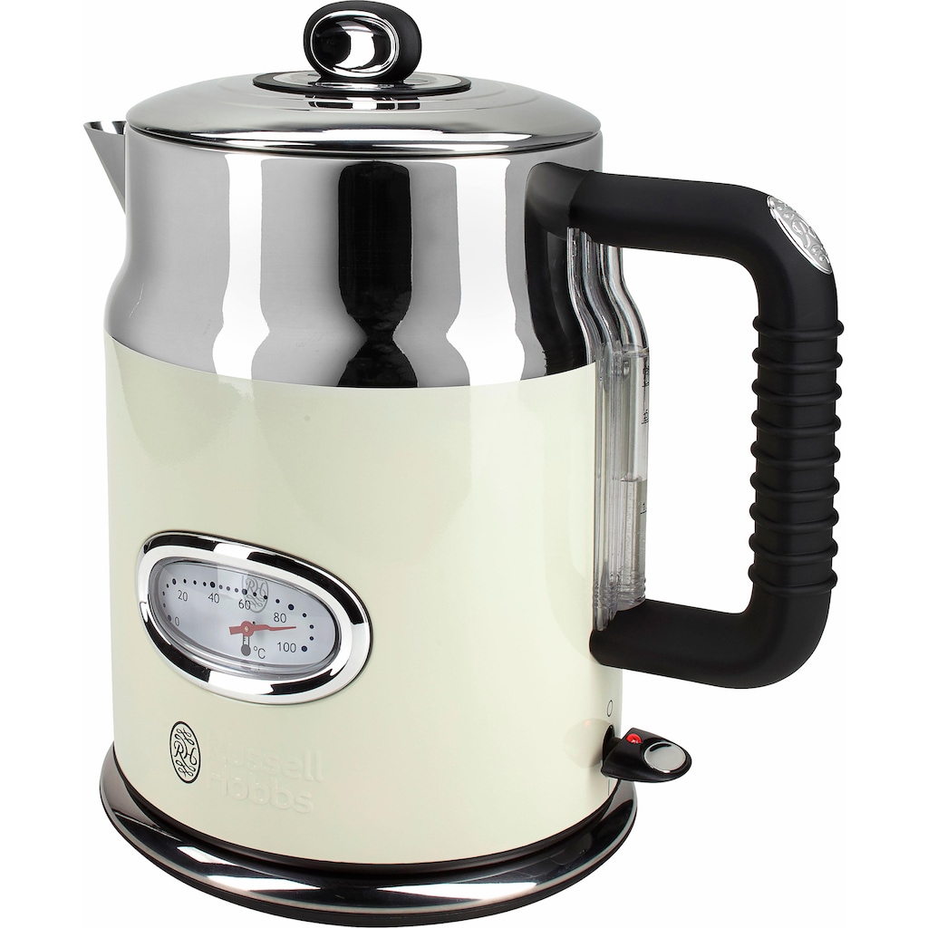 RUSSELL HOBBS Wasserkocher »WK 21672-70 Retro Vintage Cream«, 1,7 l, 2400 W