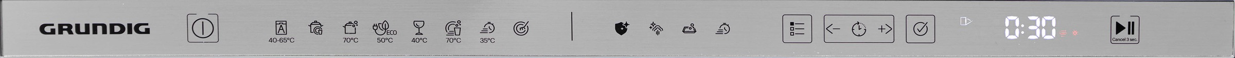 Grundig vollintegrierbarer Geschirrspüler »GNVP4420 7629191677«, 15 Maßgedecke, CornerWash