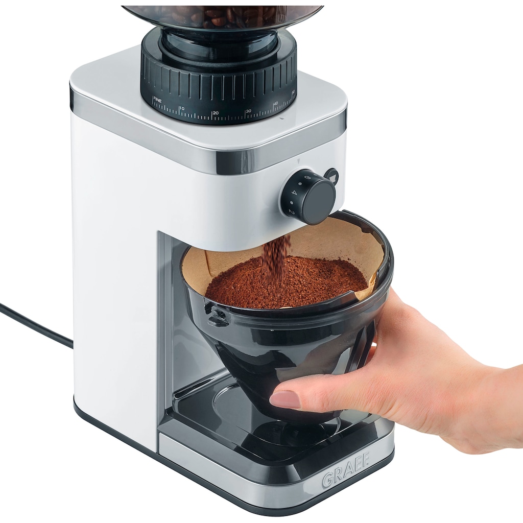 Graef Kaffeemühle »CM 501«, 135 W, Kegelmahlwerk, 300 g Bohnenbehälter, 140 individuelle Mahlgradeinstellungen