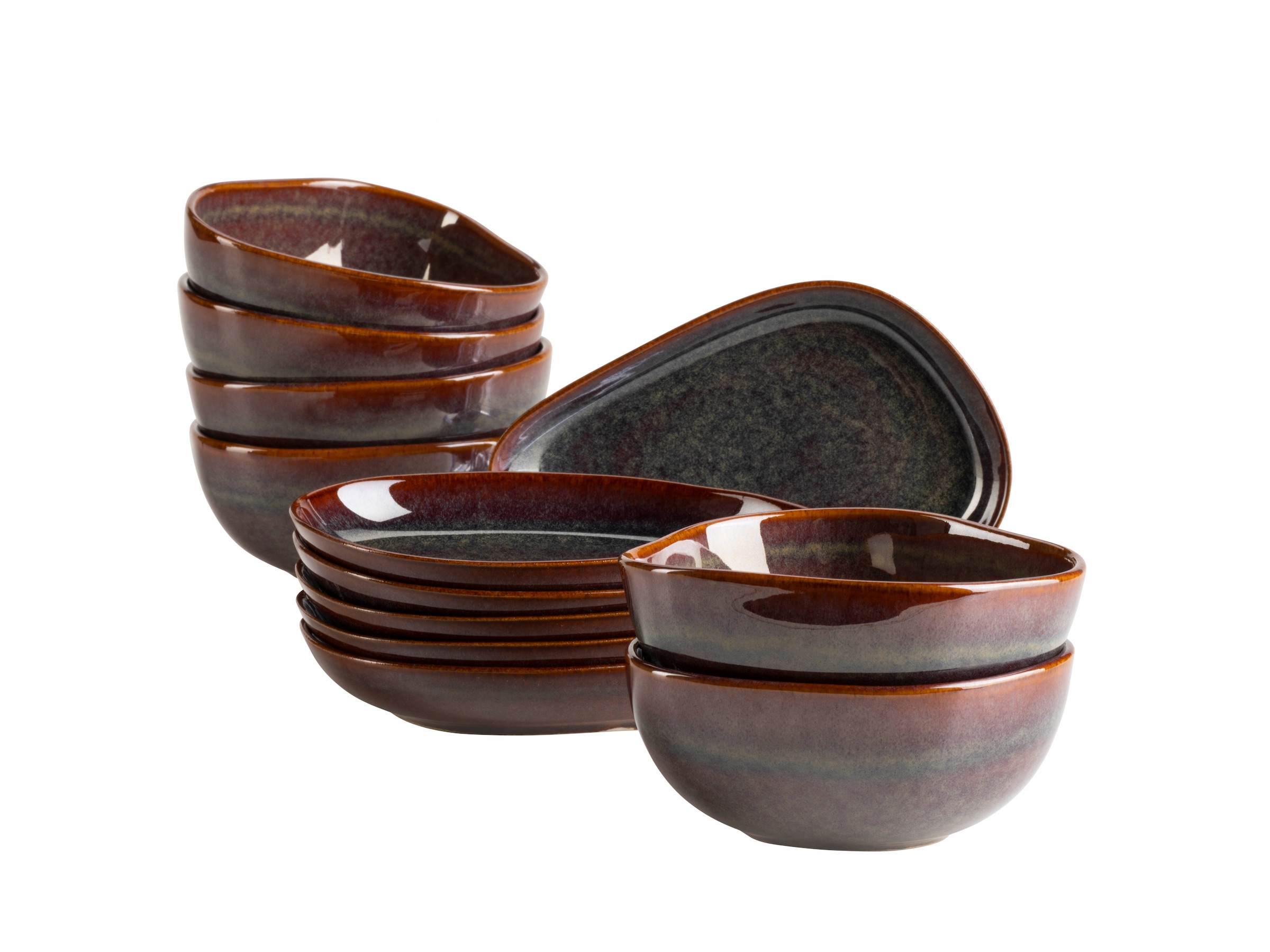 MÄSER Snackschale »Snacking-Set Cordelia, aus Steinzeug« 12 Stk. aus Steinz günstig online kaufen