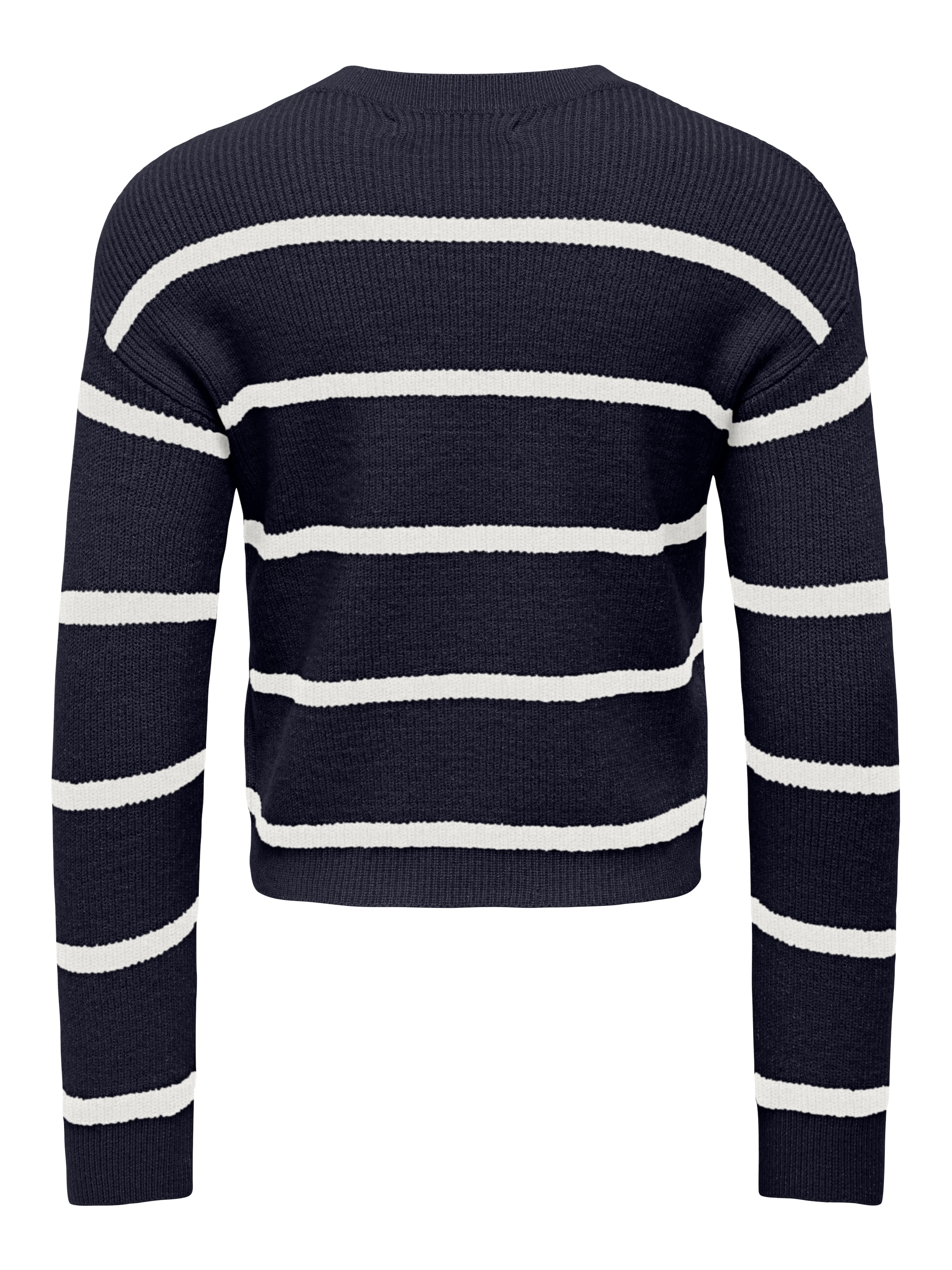 KIDS ONLY Strickpullover »KMGFRANCA LIFE SHORT LS STRIPE KNT NOOS«