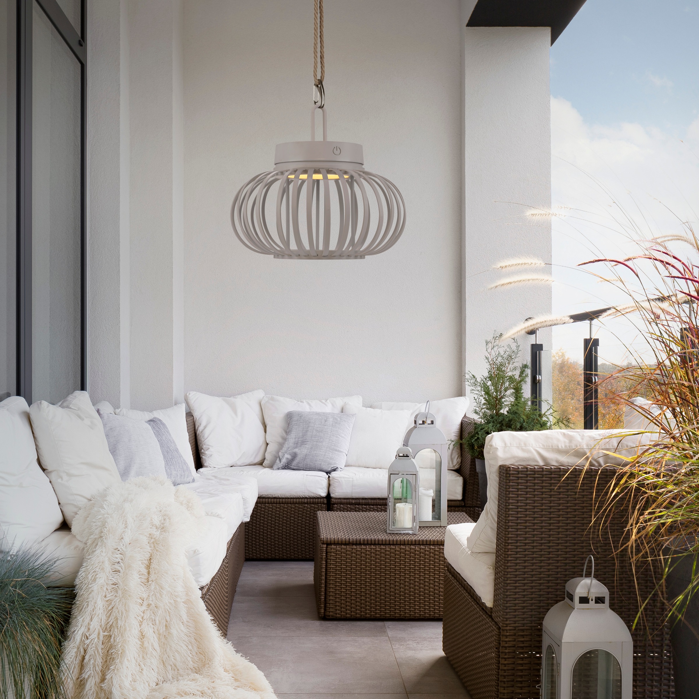 JUST LIGHT Pendelleuchte »AKUBA«, 1 flammig, Leuchtmittel LED-Modul   LED f günstig online kaufen