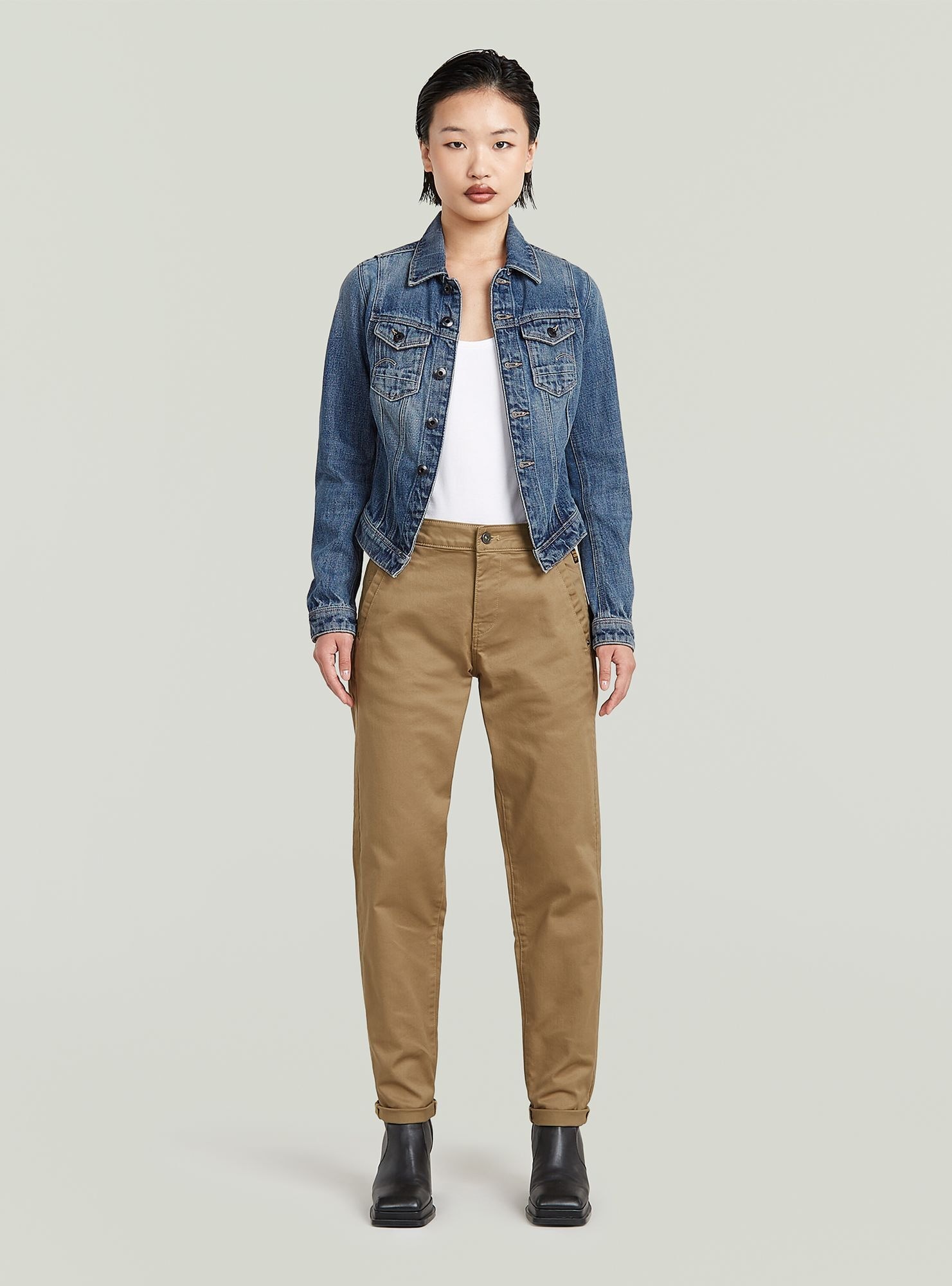 G-STAR Jeansjacke »Pitched Hem Slim Jacke«