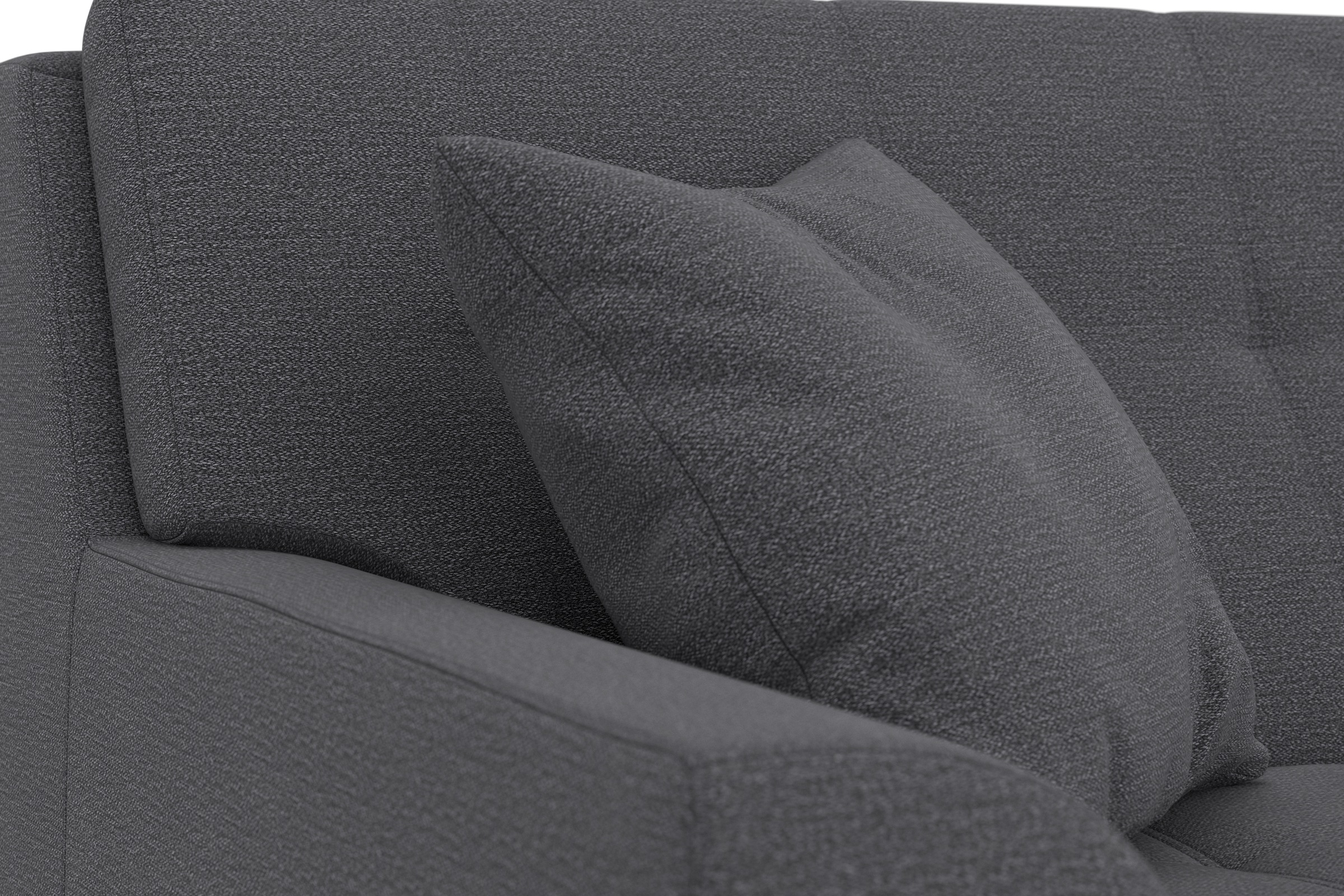 DOMO collection Ecksofa Treviso, wahlweise mit Bettfunktion, incl. Zierkissen