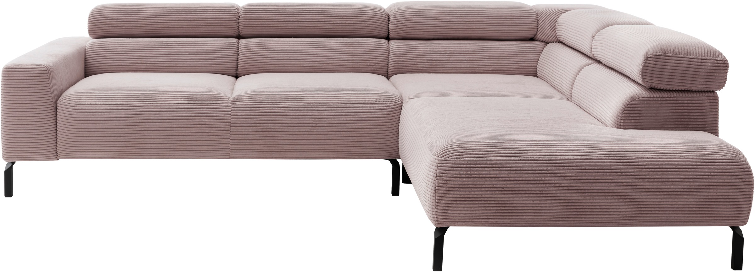 PLACES OF STYLE Ecksofa »Antonelli, L-Form, inkl. Kopfteilverstellung, Brei günstig online kaufen