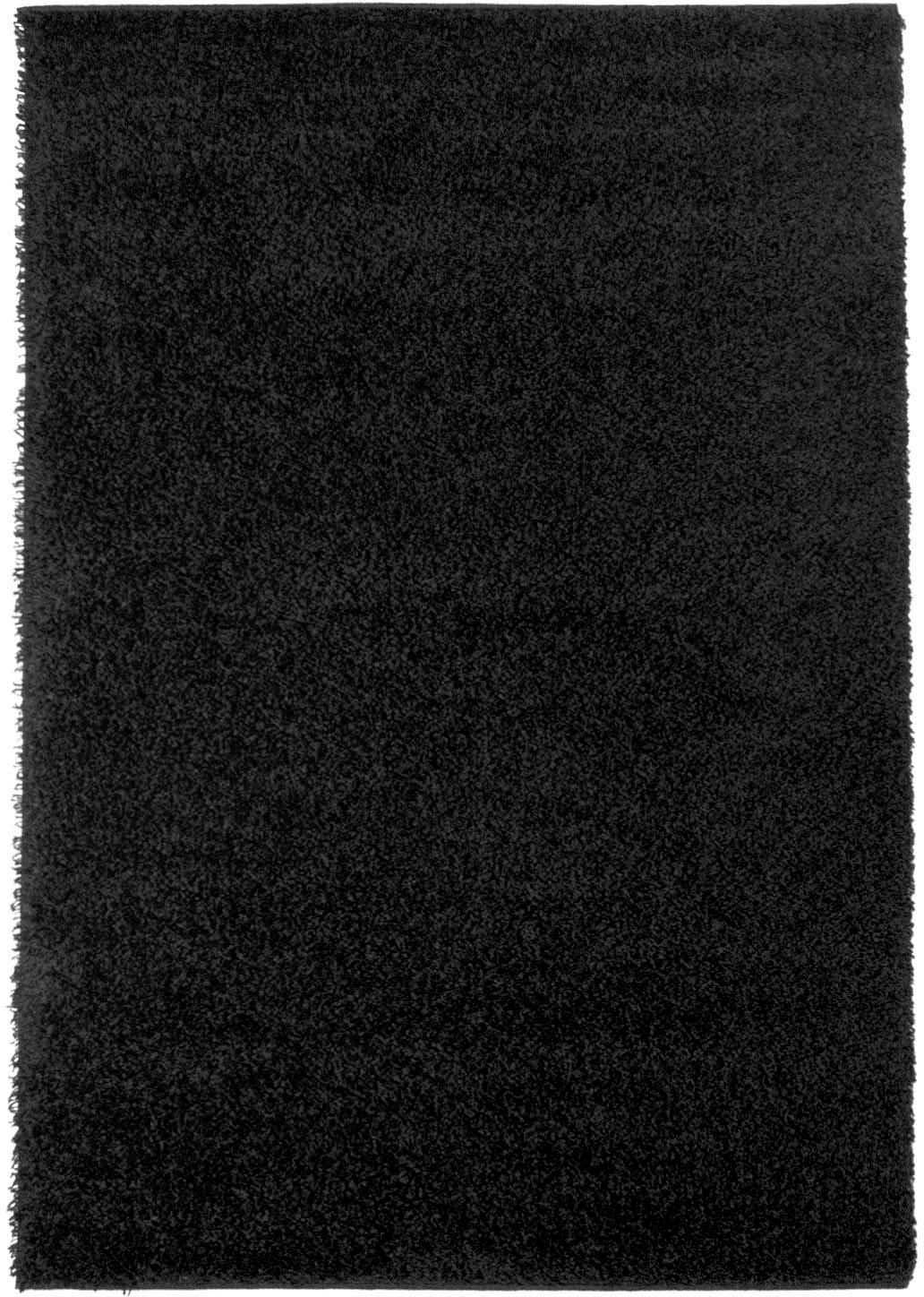 Carpet City Hochflor-Teppich »Shaggi uni 500«, rechteckig, 30 mm Höhe, Läufer, Shaggy, Uni, Langflor, weich, Wohnzimmer, Schlafzimmer, Kinder