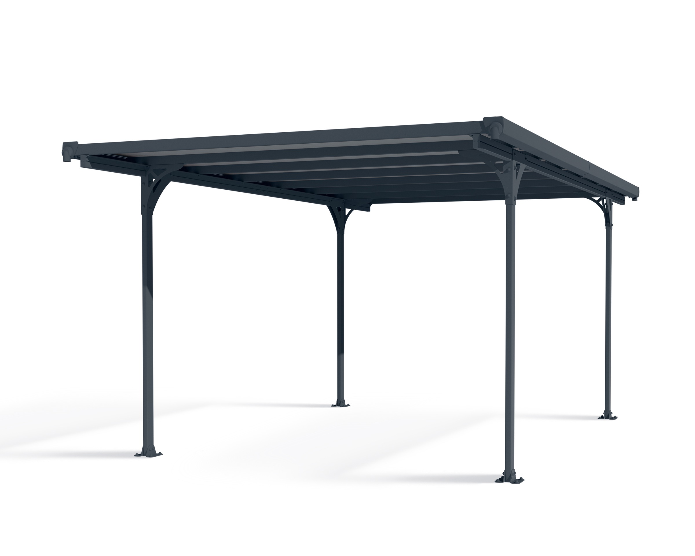 Palram - Canopia Einzelcarport »Verona« Aluminium 263 cm Anthrazit 100% UV- günstig online kaufen