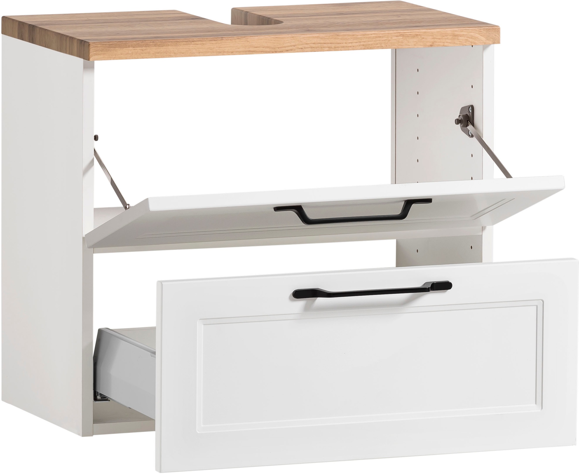 welltime Badmöbel-Set »Lana«, (Komplett-Set, 2 St.), Badezimmer-Set, 2-teilig, 60 cm breit