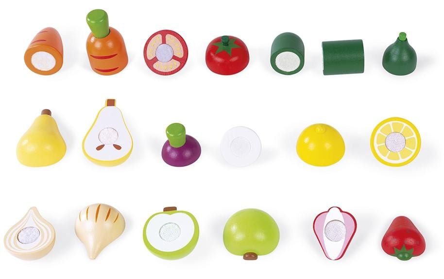 Janod Kaufladensortiment »Janod Obst- und Gemüse-Set Green M«