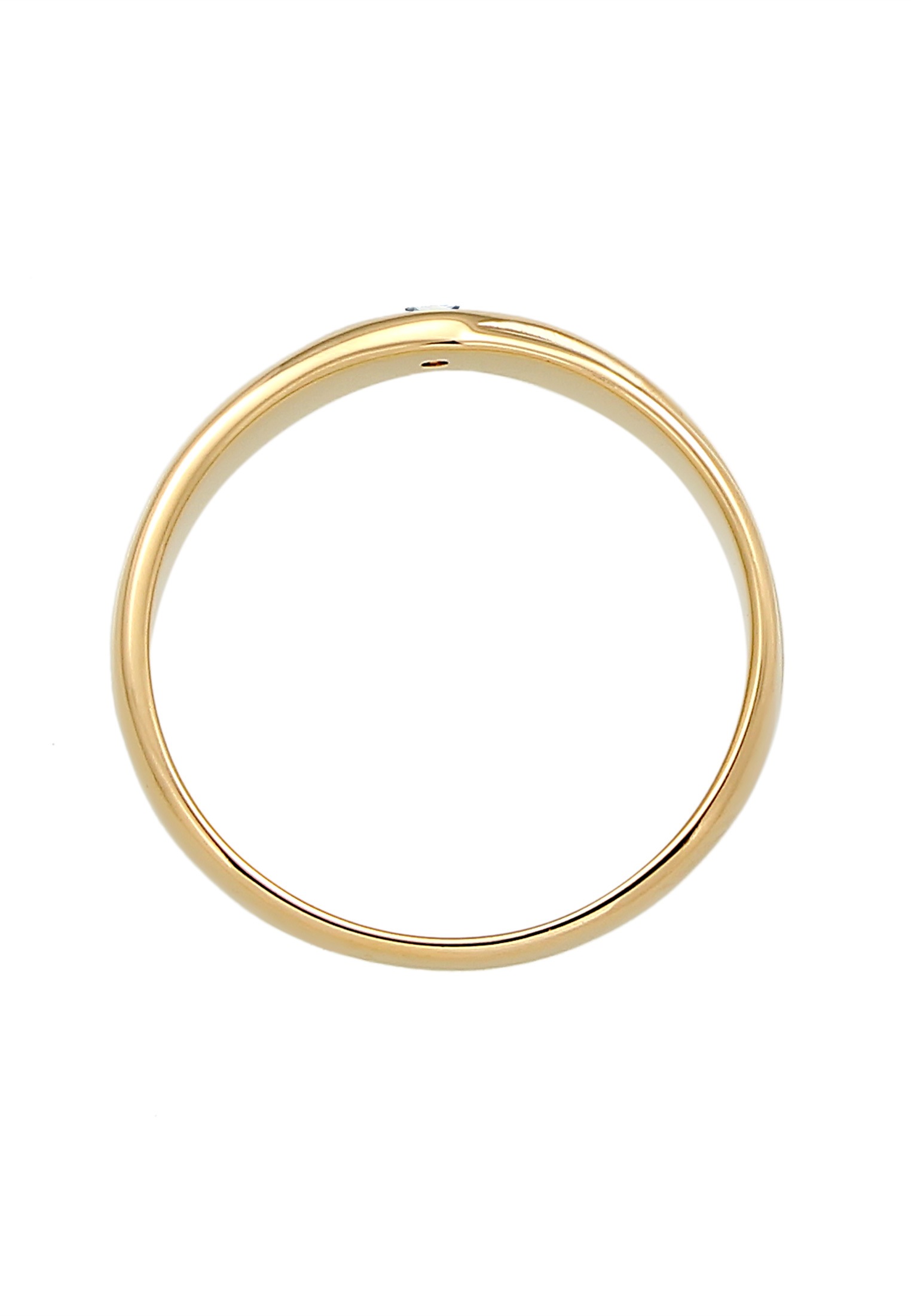 Elli DIAMONDS Verlobungsring »Diamant Weiß Brillantschliff (0.03 ct) 585 Gelbgold«