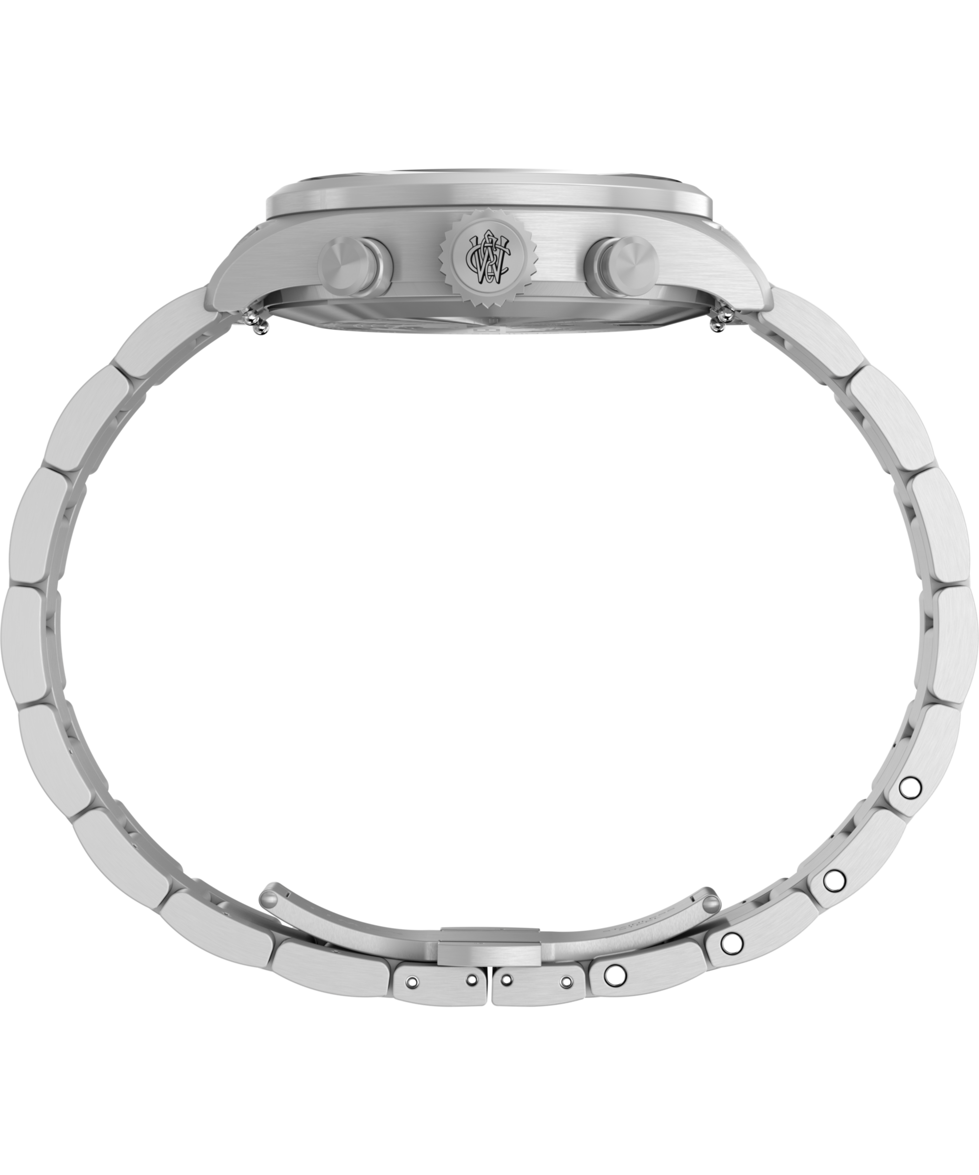 Timex Chronograph »WATERBURY ACE« Quarzuhr, Armbanduhr, Herrenuhr, Edelstahlarmband, Stoppfunktion,Datum