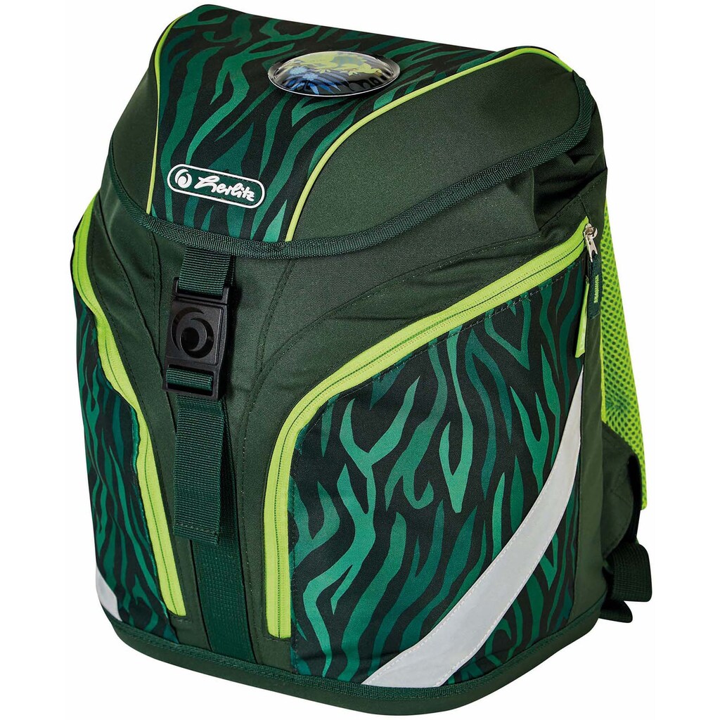 Herlitz Schulrucksack »SoftLight Plus, Jungle«, Reflektoren-Floureszierende Flächen