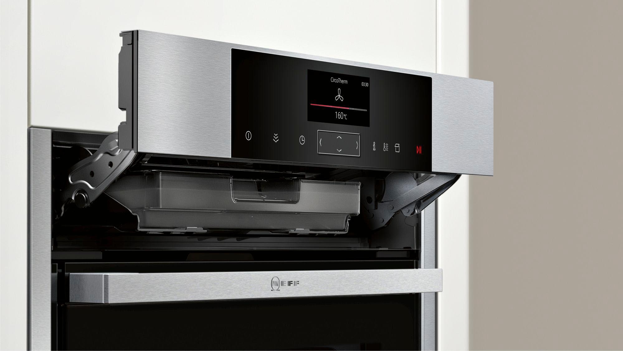 15. Bild von NEFF Dampfbackofen »B45FS24N0«, N 90, B45FS24N0, mit Vollauszug, easyClean, mit Slide&Hide®