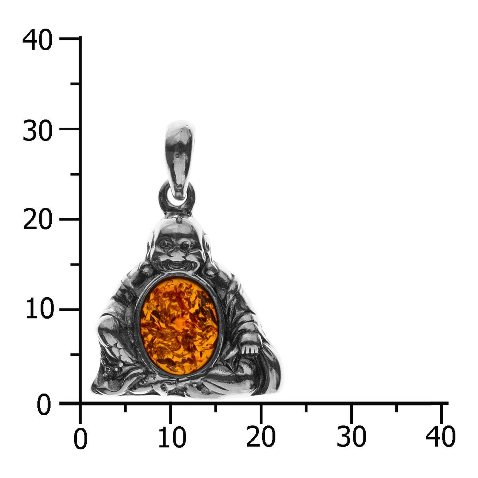 OSTSEE-SCHMUCK Kettenanhänger »Ostsee-Schmuck Anhänger Buddha Anhänger Buddha« 1 Stk. tlg.