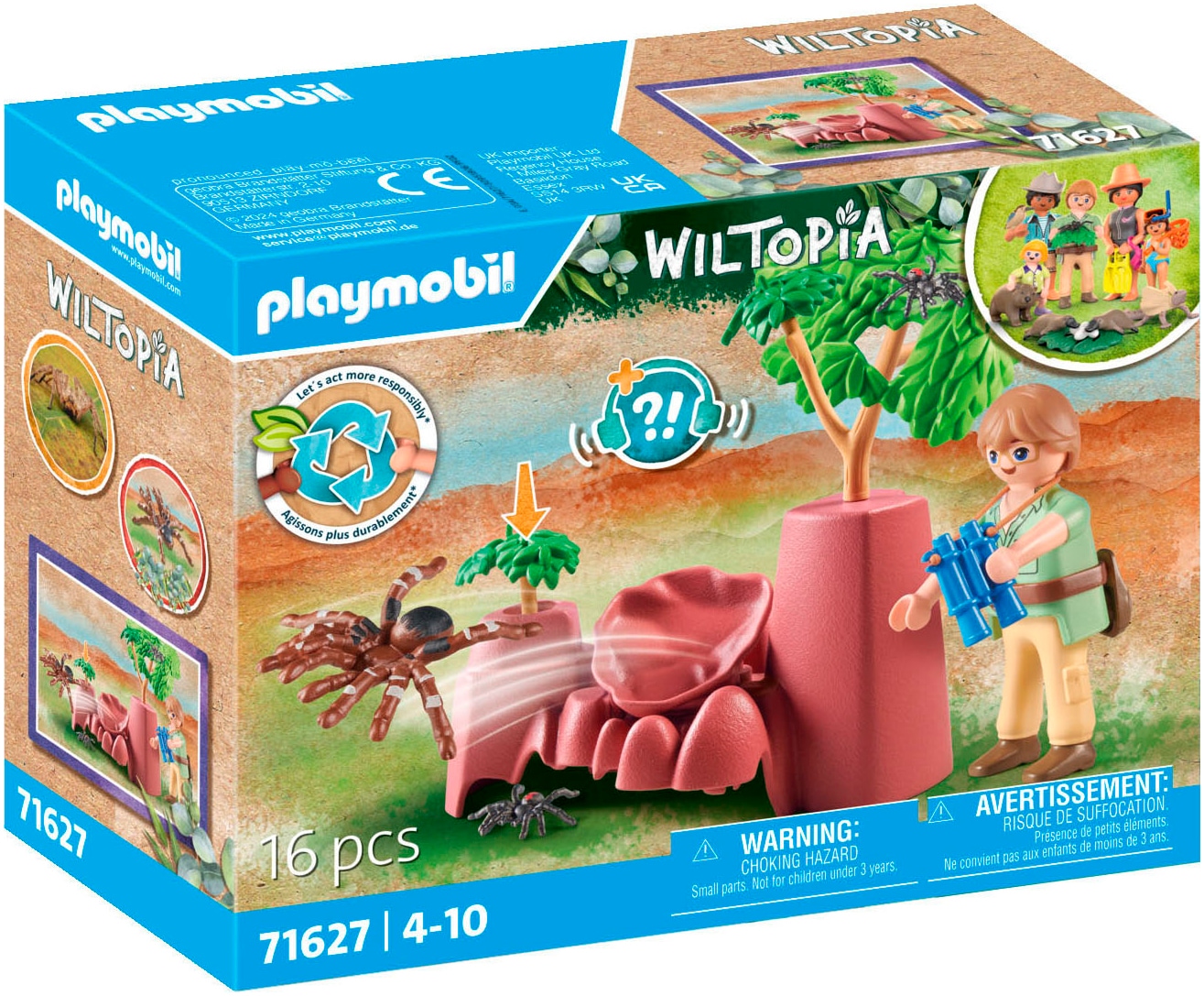 Konstruktions-Spielset »Spinnenfelsen (71627), Wiltopia«, (16 St.), Made in Europe