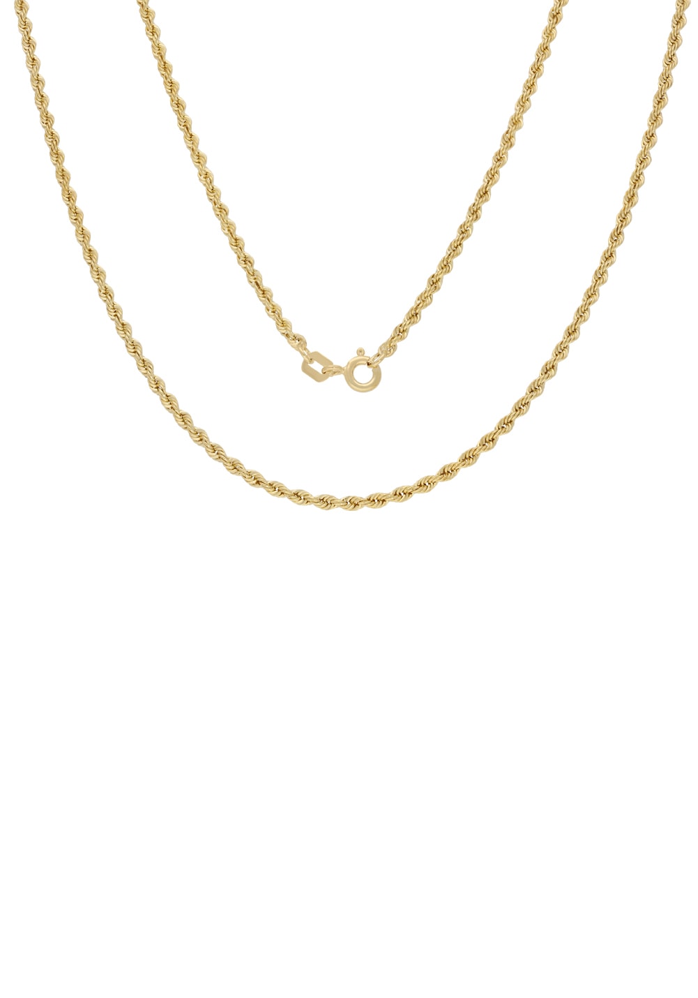 Firetti Goldkette »Schmuck Geschenk, Kordelkettengliederung, ca. 2,1 breit«  im Online-Shop bestellen