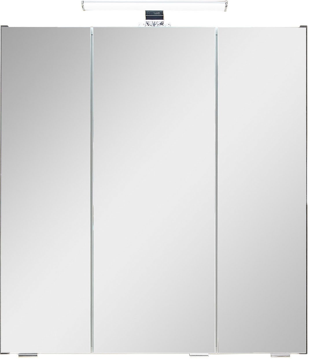 Saphir Badmöbel-Set »Quickset 945 4-teilig, Waschbeckenunterschrank und LED-Spiegelschrank«, (4 St.), Unterschrank, Hängeschrank, 7 Türen, 2 Schubladen, inkl. Türdämpfer
