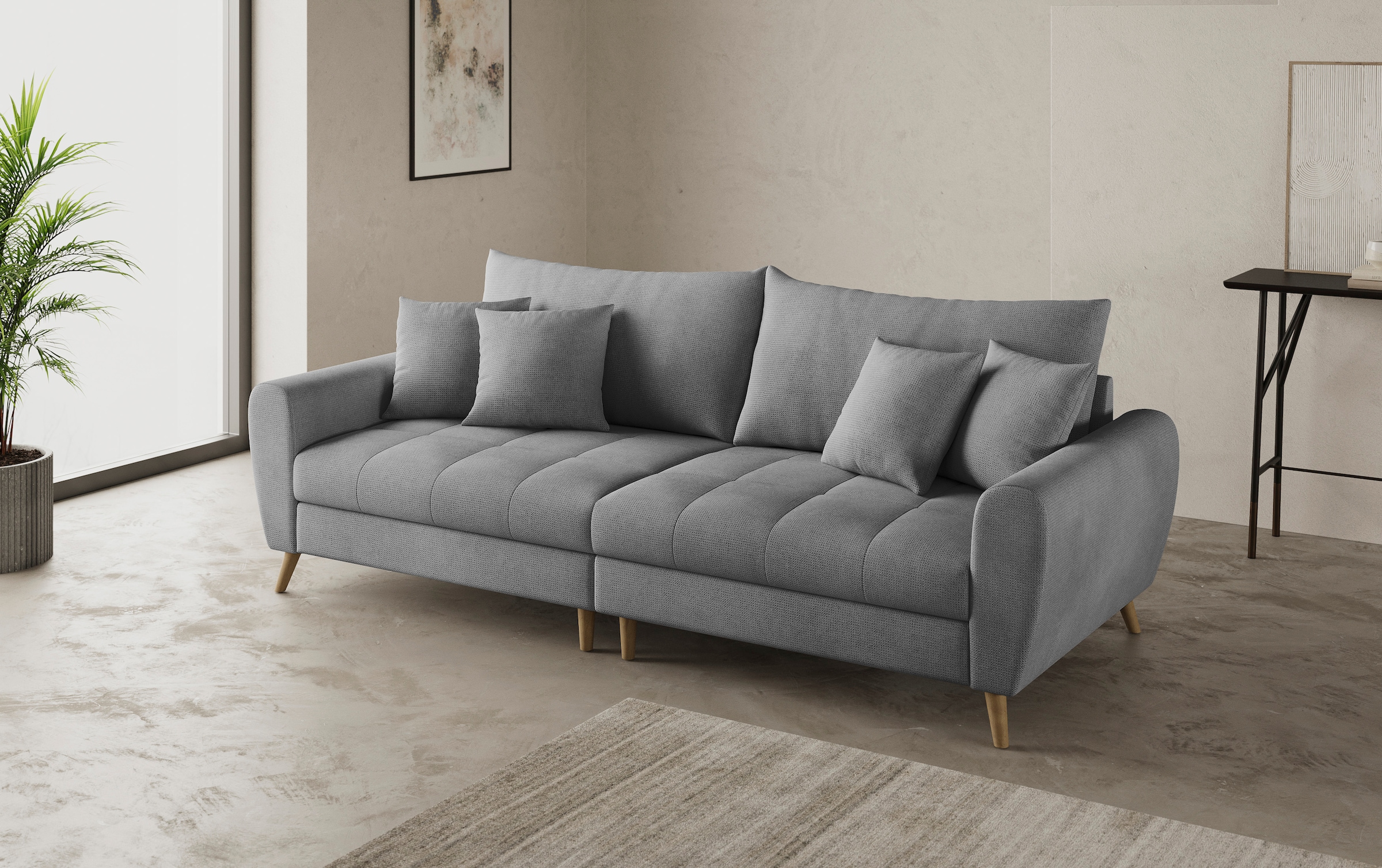 Mr. Couch Big-Sofa "Blackburn II", Mit Kaltschaumpolsterung bis 140 kg bela günstig online kaufen