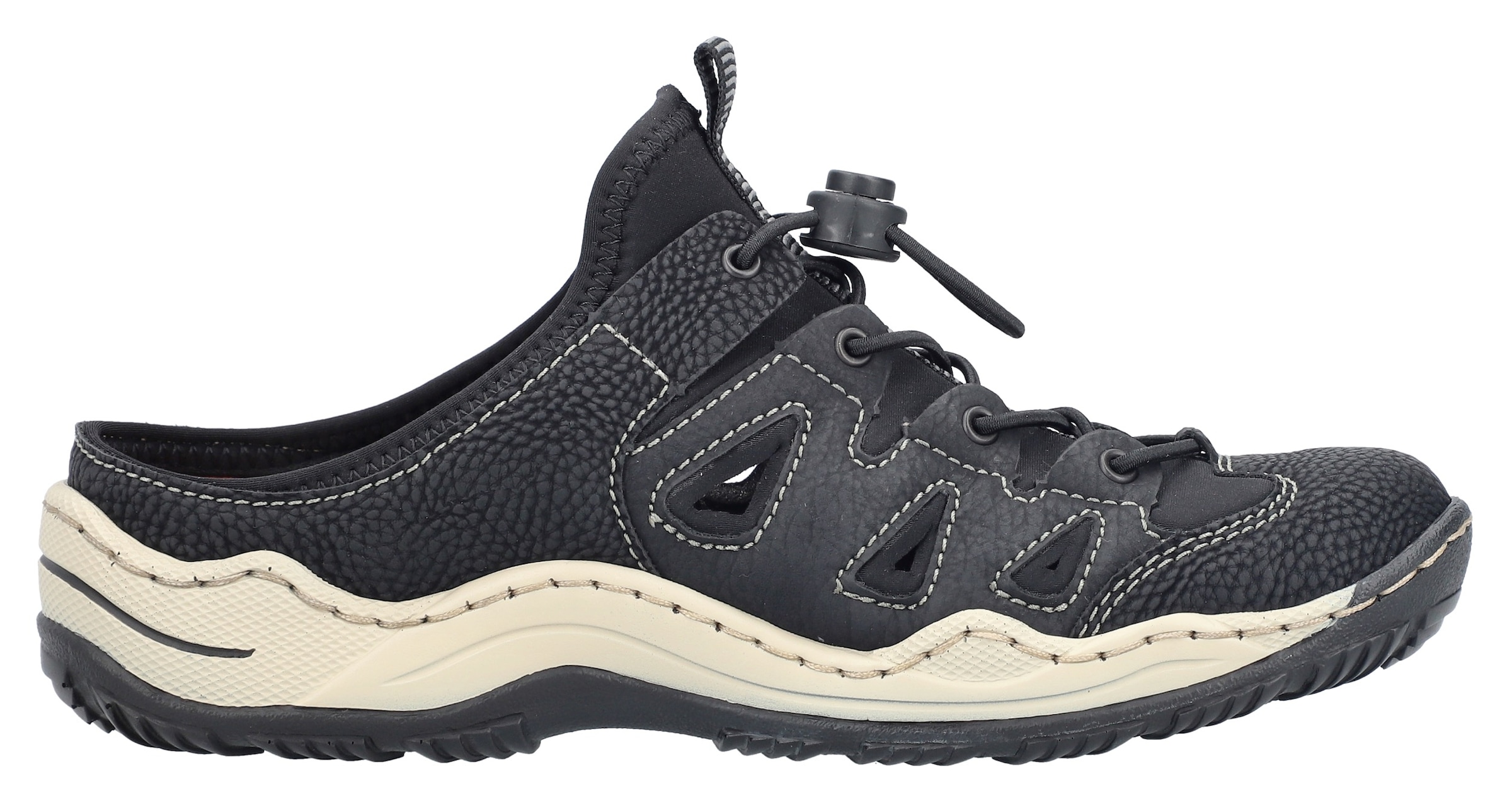 Rieker Clog, Sabot, Schlupfschuh, Schlappen in schmaler Form