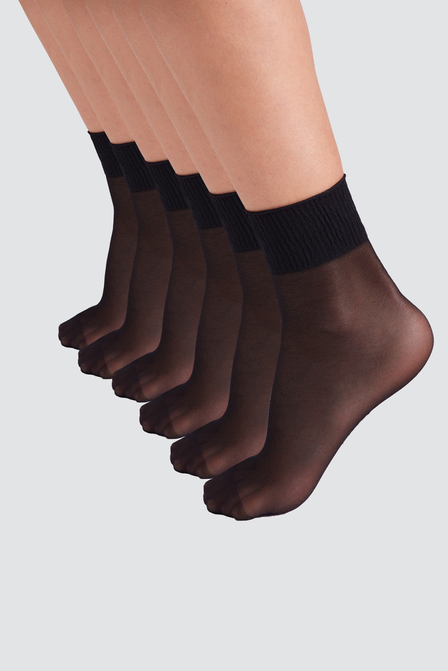 YSABEL MORA Feinsocken 6 Paar,  elastisches Bündchen