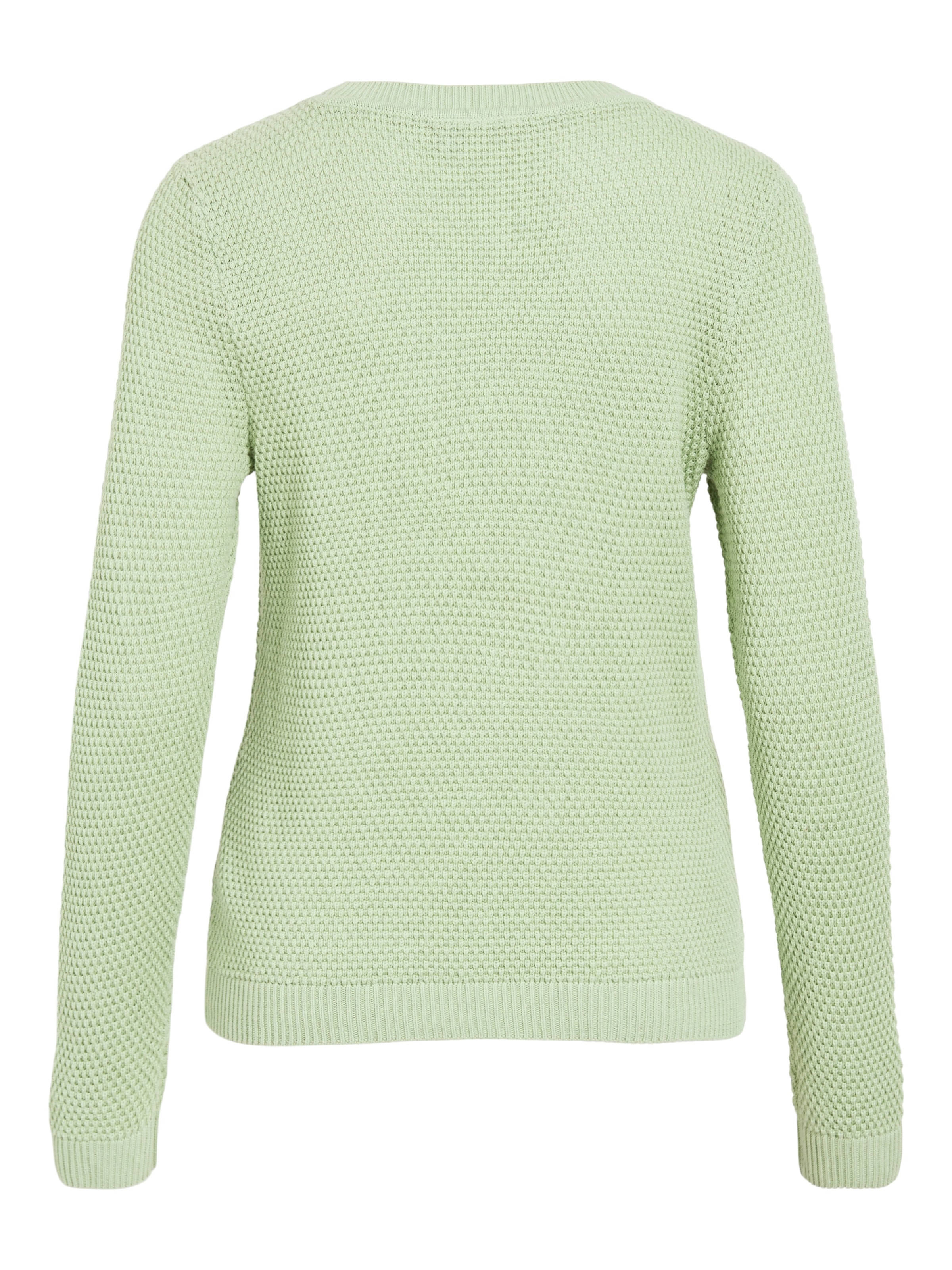 Vila Rundhalspullover »VIDALO O-NECK L/S KNIT TOP- NOOS« Baumwolle, regular fit