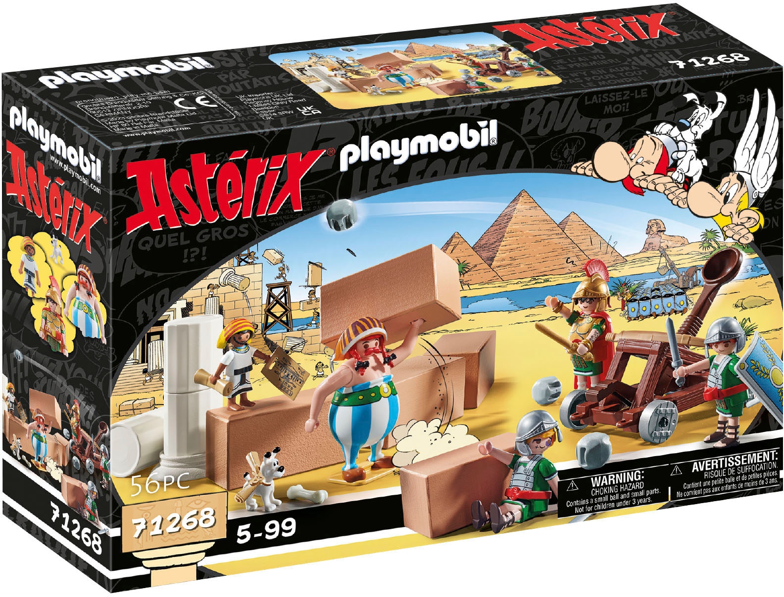 Playmobil® Konstruktions-Spielset »Numerobis und die Schlacht um den Palast (71268), Asterix«, (56 St.), Made in Europe