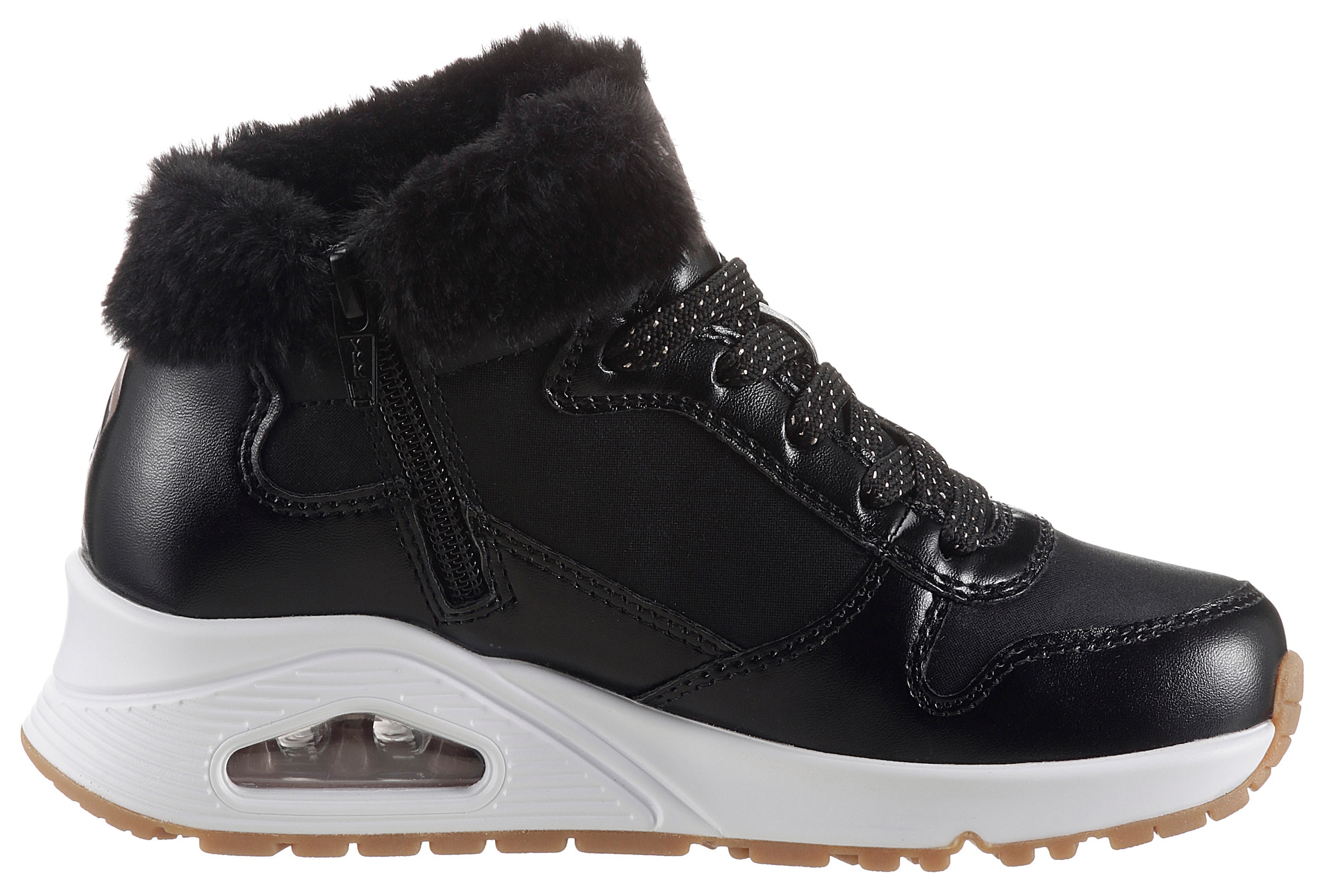 Skechers Kids Schnürboots »UNO-COZY ON AIR«, mit Air-Cooled Memory Foam