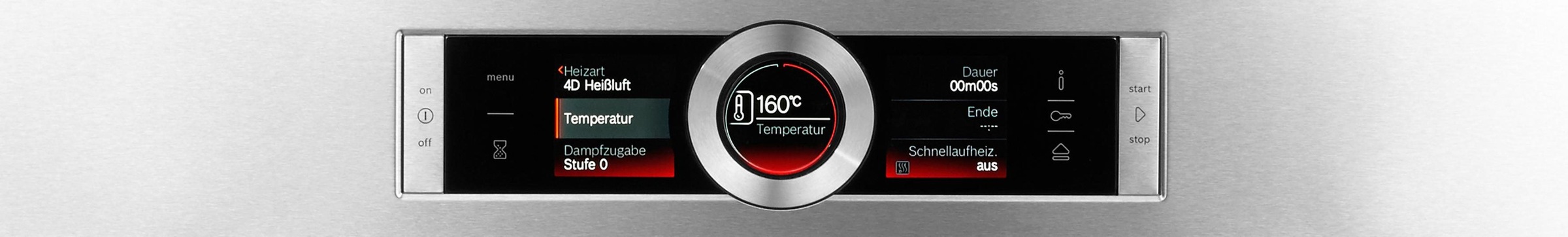 BOSCH Dampfbackofen »HSG636B«, Serie 8, mit Teleskopauszug nachrüstbar, ecoClean Direct, 4D-Heißluft-Eco-Ober-/Unterhitze Eco-Umluft-Infra-Grill-Großflächengrill-Kleinflächengrill-Pizzastufe-Sanftgaren-Vorwärmen-Warmhalten, mit Auftaufunktion