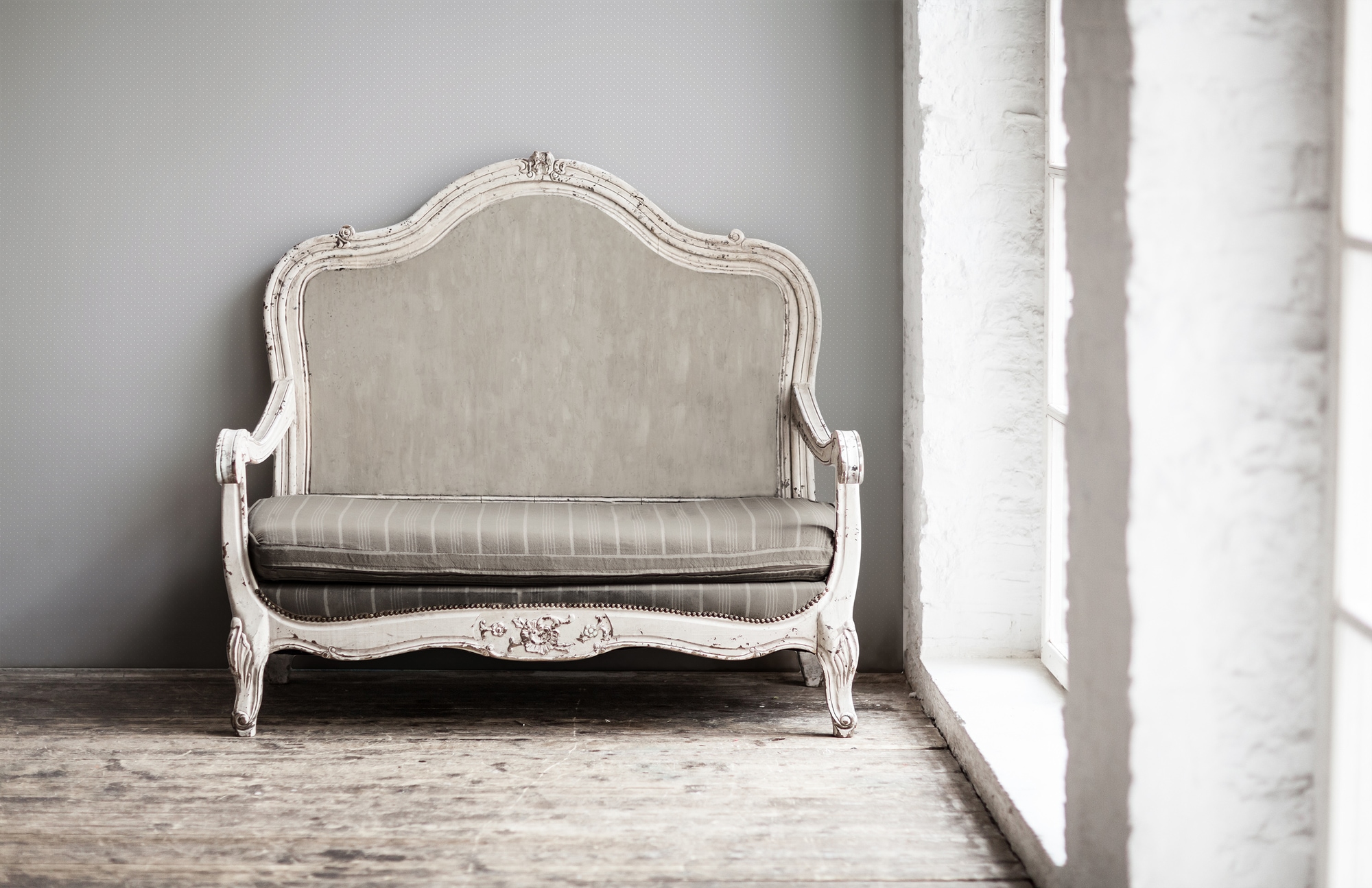 A.S. Création Vliestapete »Landhaustapete mit Pünktchen« gemustert | matt | neutral leicht strukturiert Punktetapete Tapeten Wohnzimmer Schlafzimmer Küche modern Design Optik
