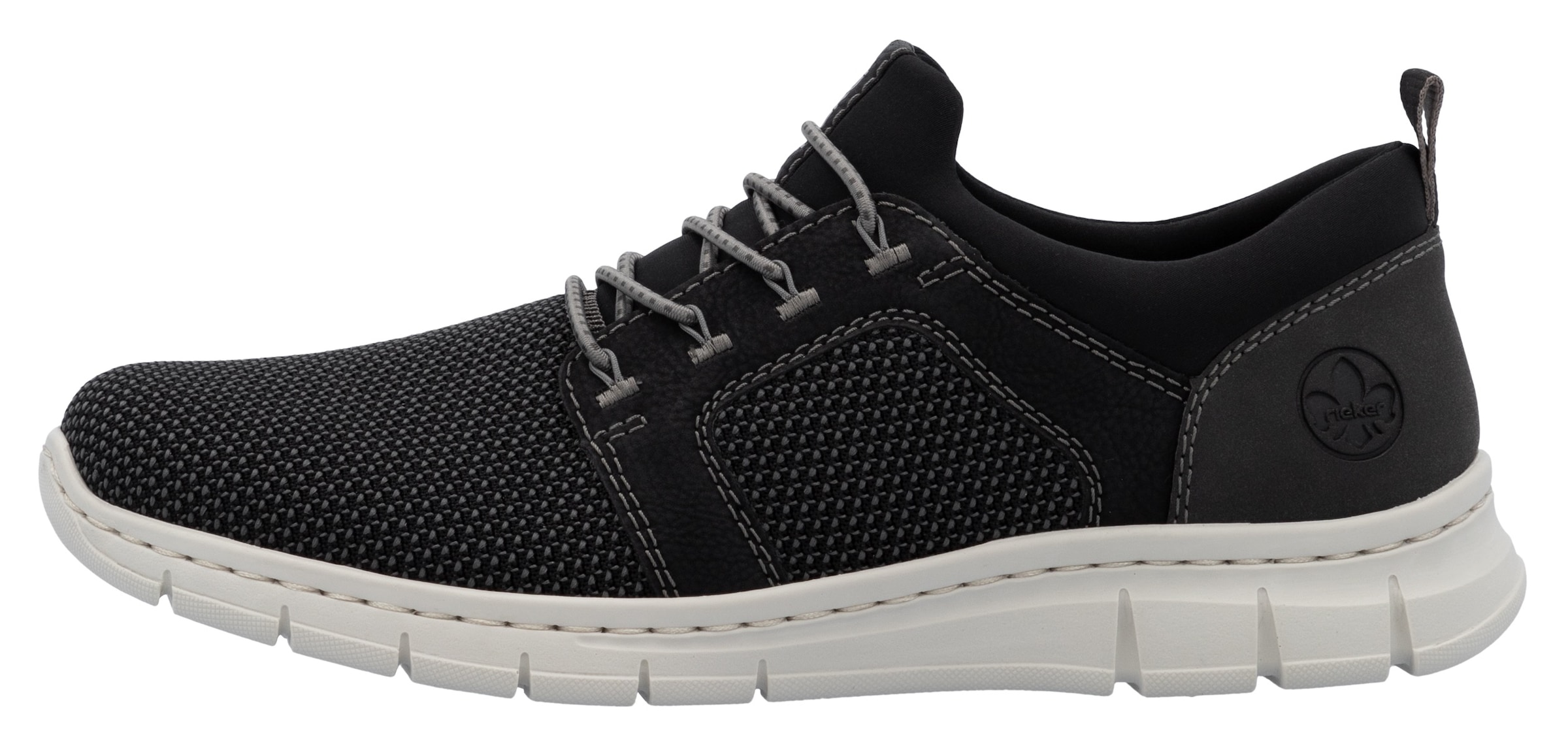 Rieker Slip-On Sneaker, Schlupfschuh, Halbschuh, Freizeitschuh mit Gummizug, zum Schlupfen