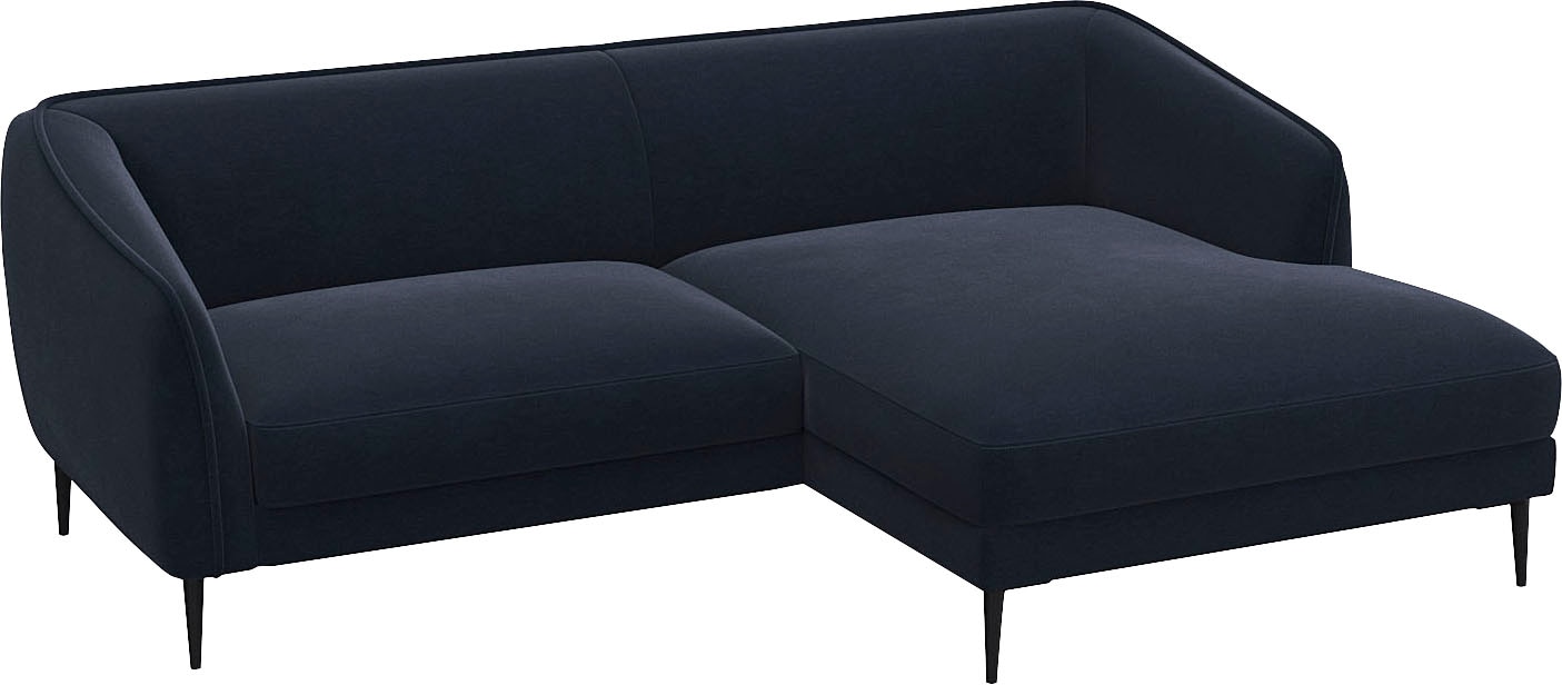 FLEXLUX Ecksofa »Belle Designsofa, bequem durch Kaltschaum im Sitz, OTTOs C günstig online kaufen