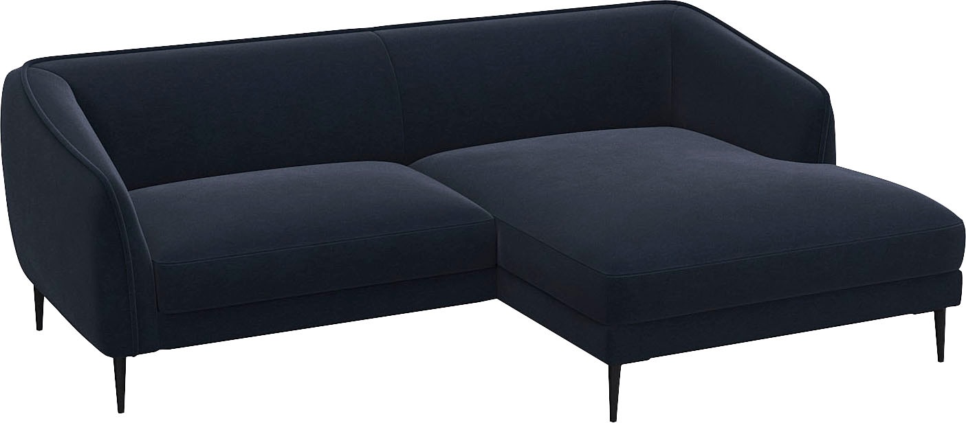 FLEXLUX Ecksofa »Belle Designsofa, bequem durch Kaltschaum im Sitz«, Skandi günstig online kaufen