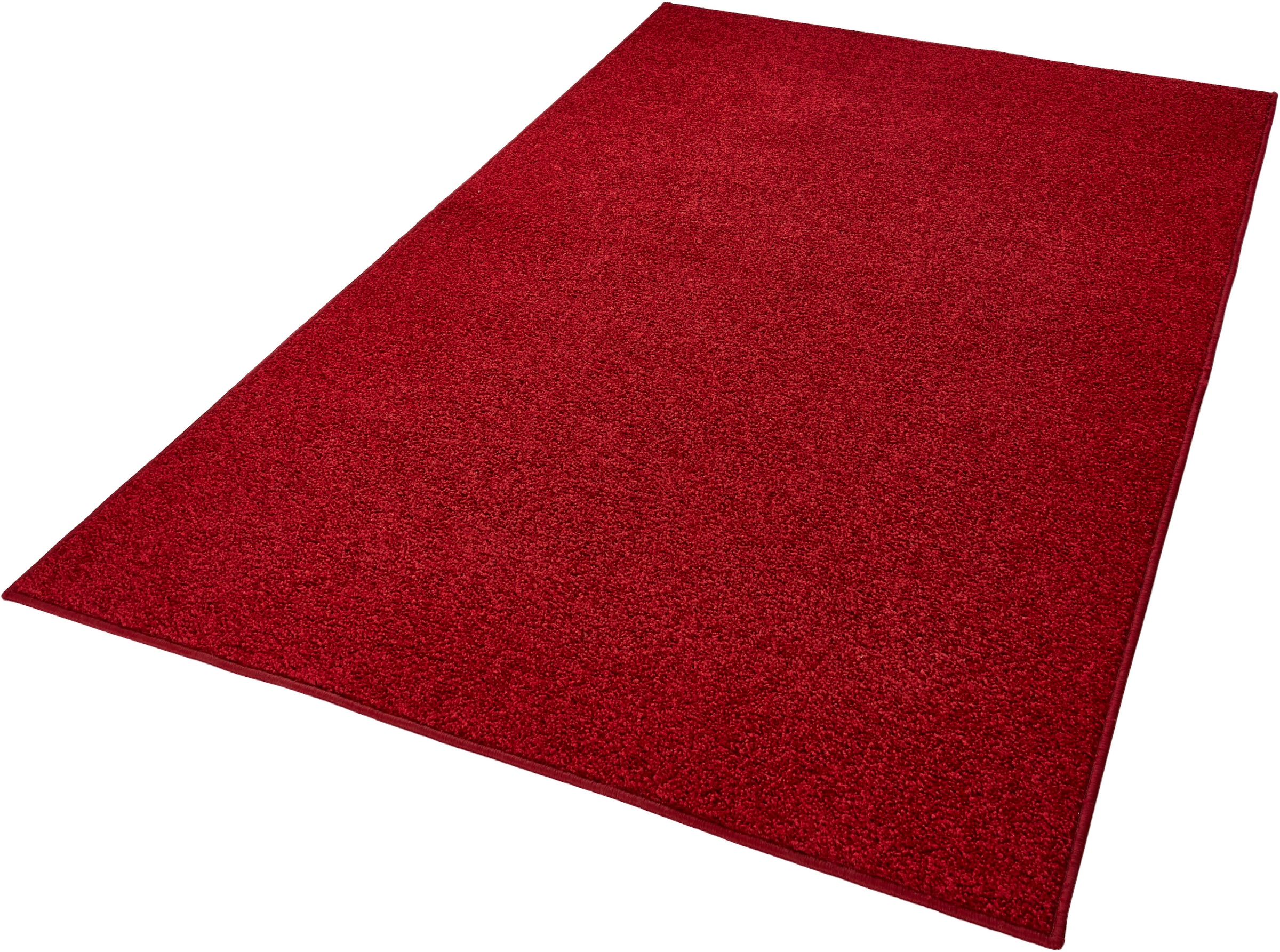 HANSE Home Teppich »Pure 100 Kurzflor«, rechteckig, 13 mm Höhe, Kurzflor, uni, umkettelt, Läufer, Wohnzimmer, Kinderzimmer, Flur