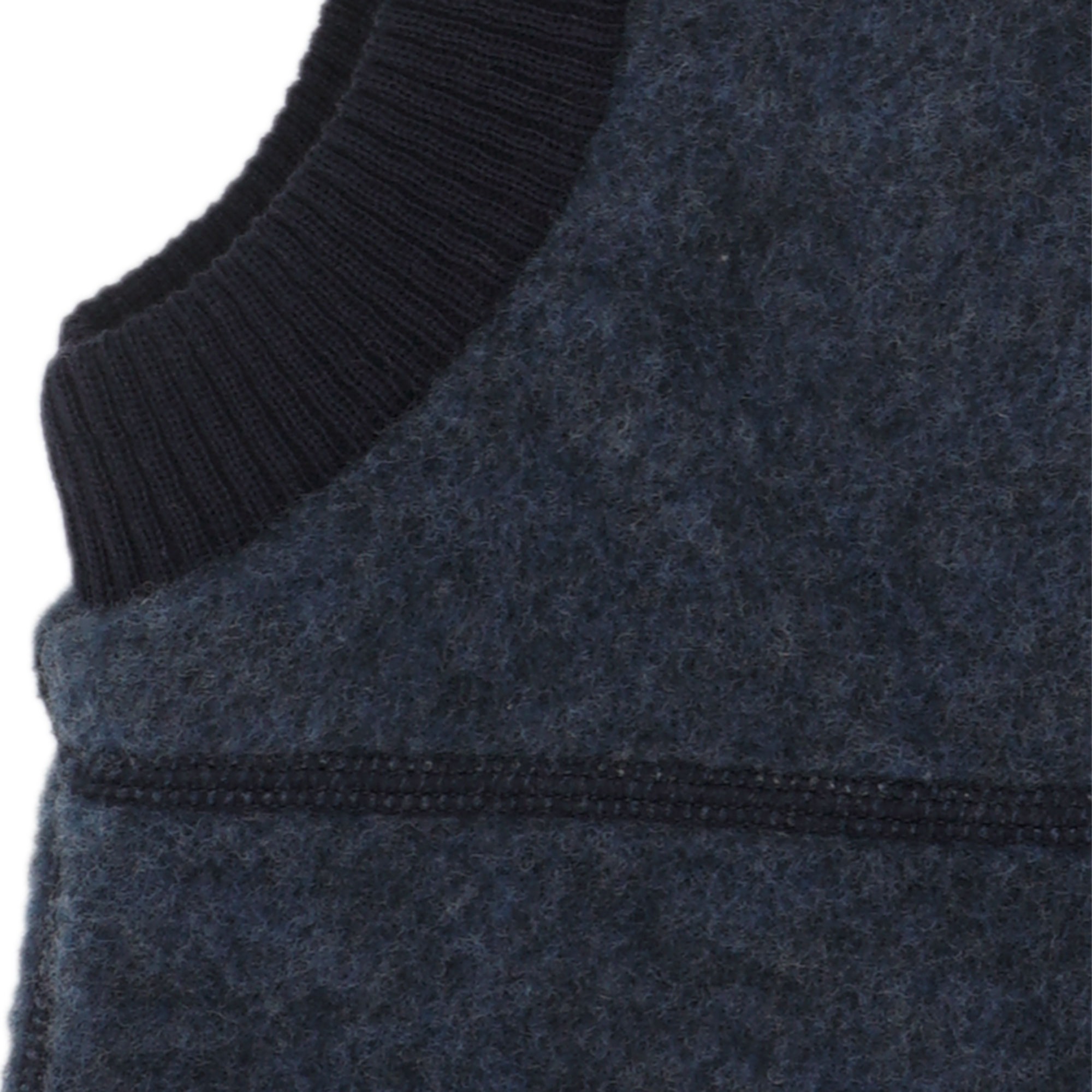 MAXIMO Schlupfmütze Wolle, gefüttert, Rippstrickbündchen, mit Zipfel