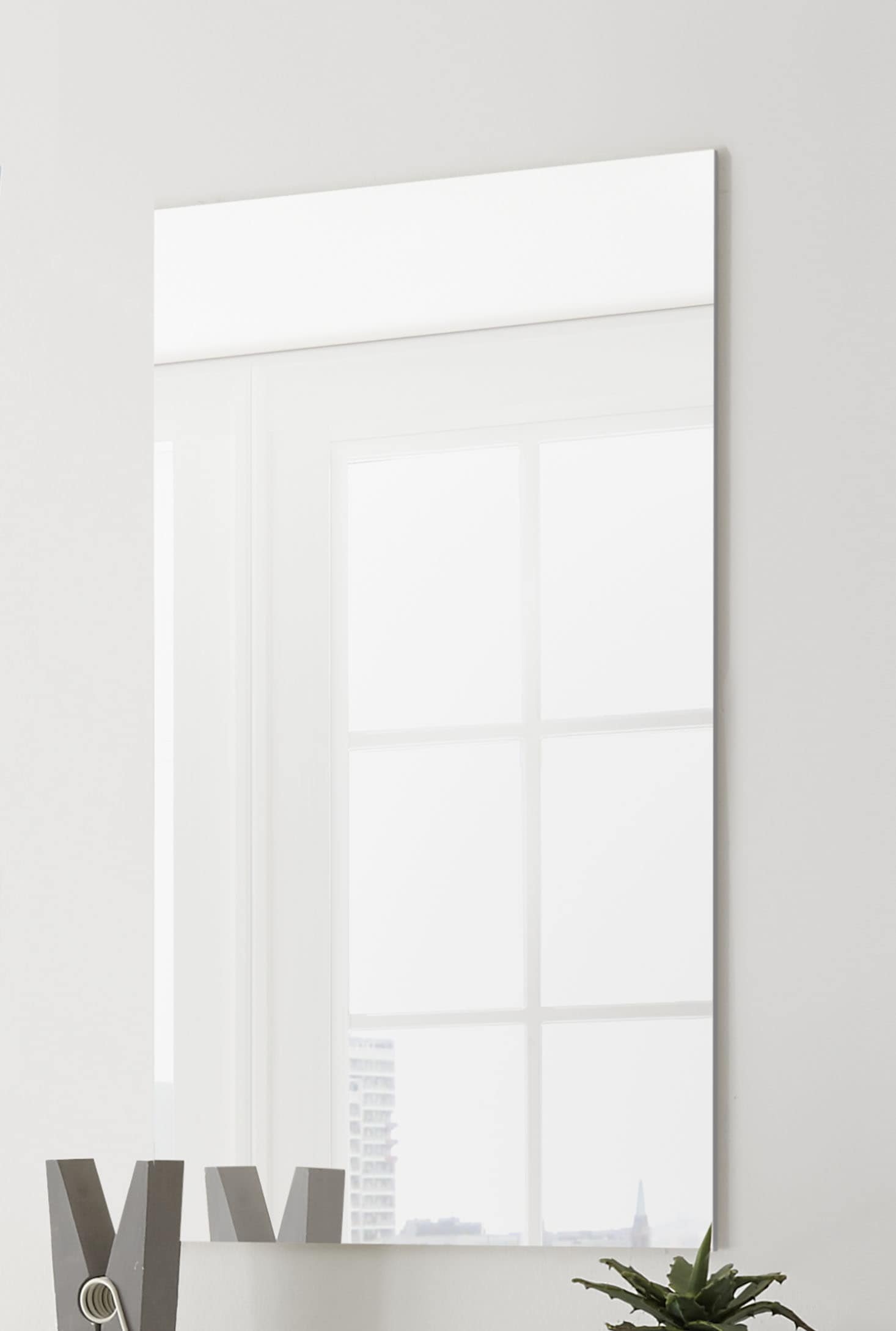 INOSIGN Garderobenspiegel »Pratiko, B/H 50x80 cm, Wandspiegel, rahmenloser günstig online kaufen