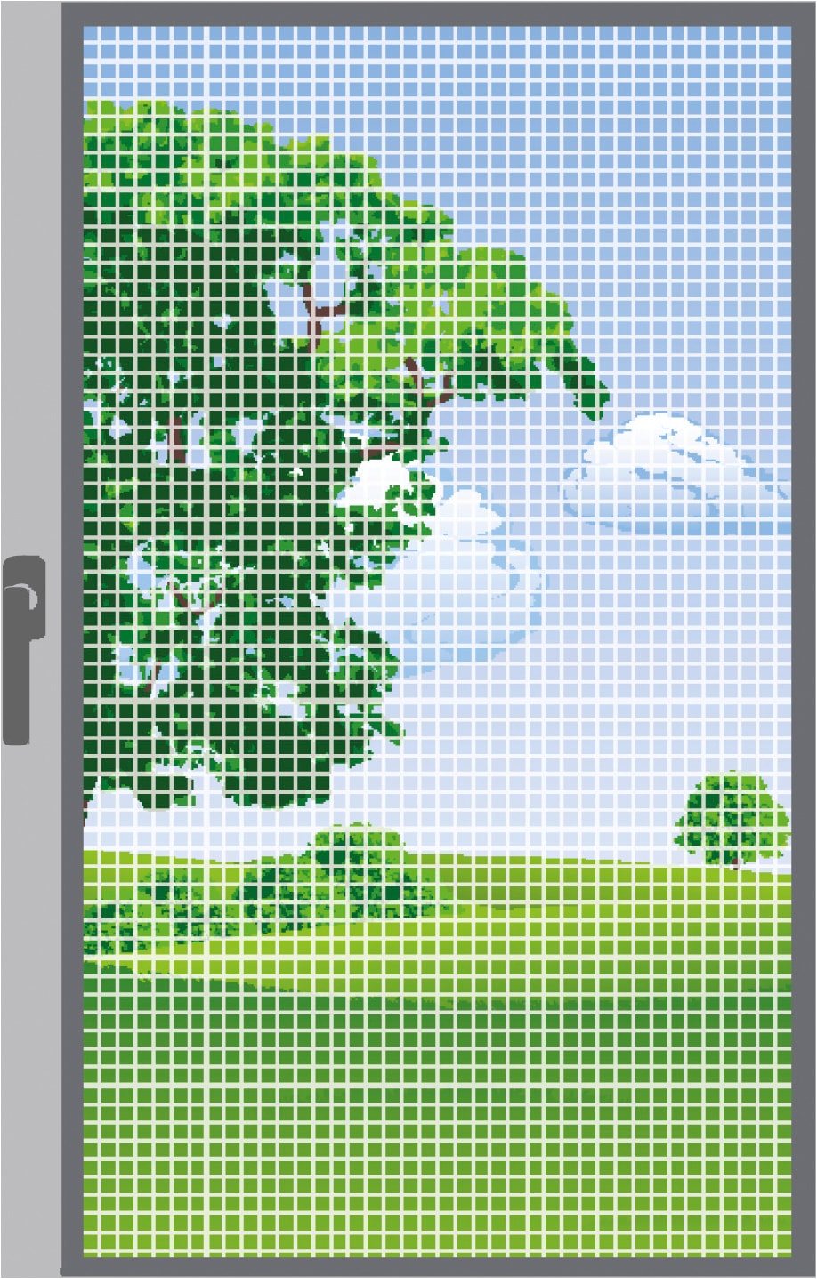 Windhager Fliegengitter-Gewebe »für Fenster, Balkon- und Terrassentüren, Moskitontez ohne Bohren« 1 Stk. tlg. Insektenschutzgitter 100 x 120 cm, erhältlich in anthrazit oder weiß