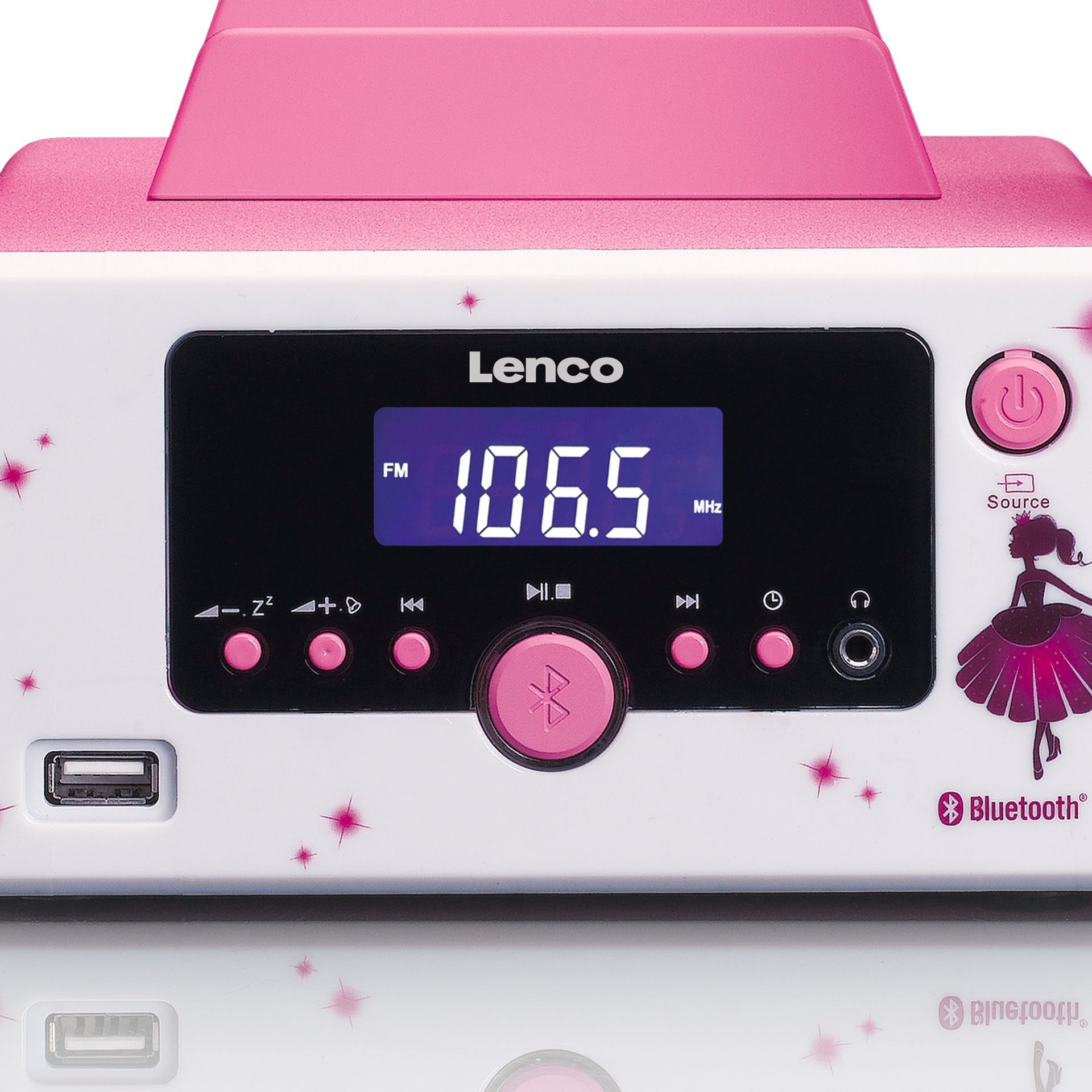 Lenco Microanlage »MC-020 Mikro-Stereoanlage mit 5 FM-Radio (Bluetooth und Bluetooth«, kaufen W) online FM-Tuner