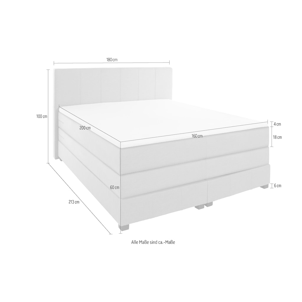 OTTO products Boxspringbett »Peetu«