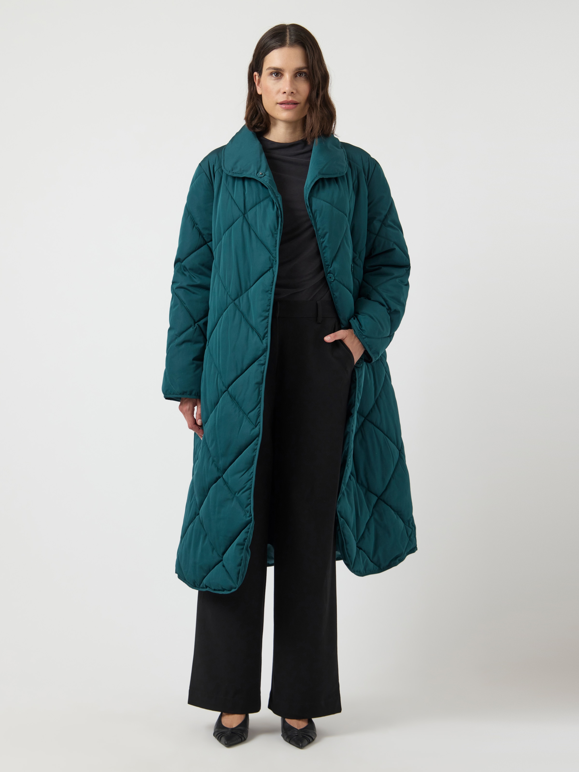 Y.A.S Steppmantel »YASSELURA LS LONG PADDED COAT S. NOOS«