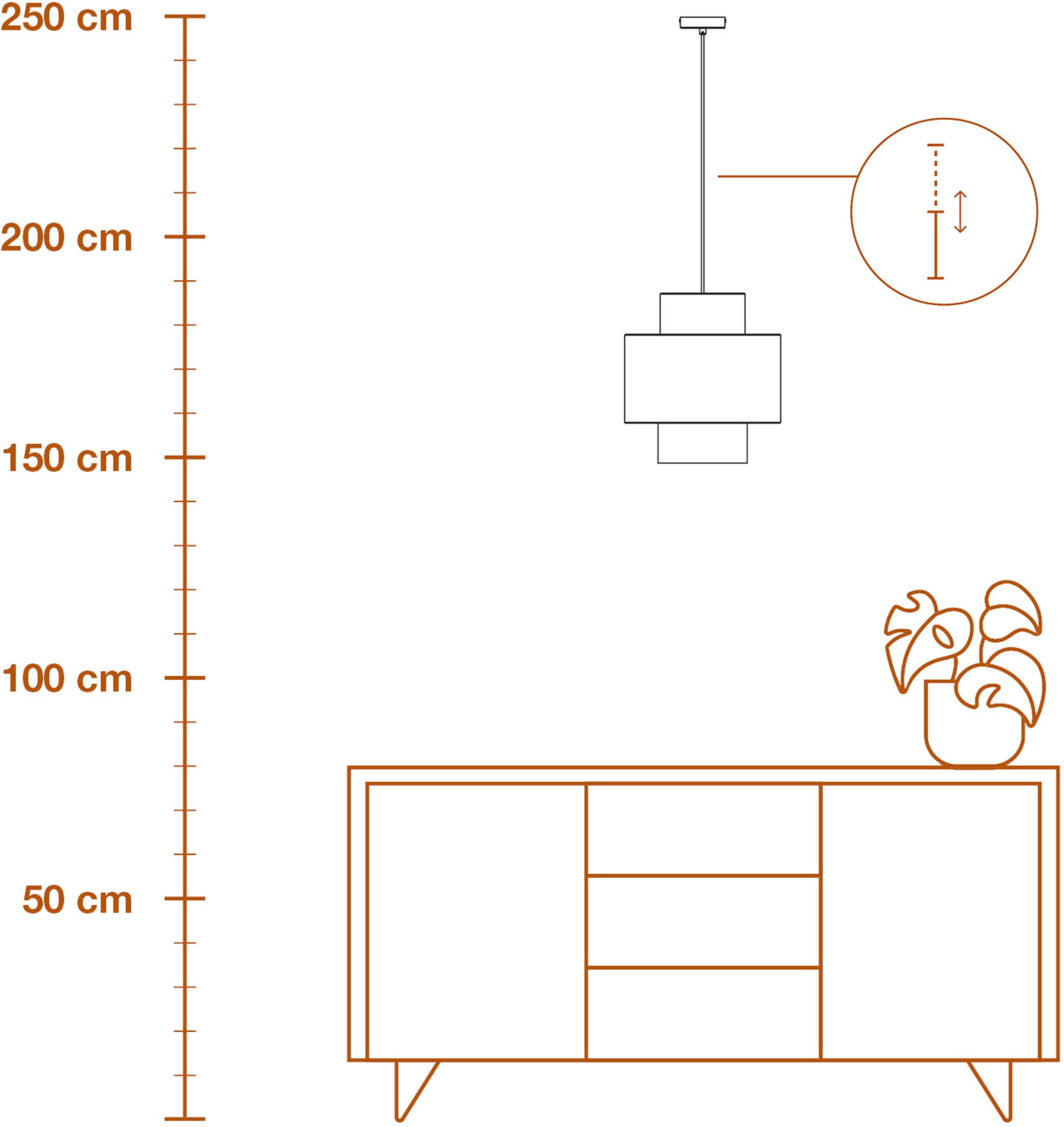 Osram Pendelleuchte »Decor Wrap« E27 1 Stk. Fassung E27, Bast und Leinen und Stahl