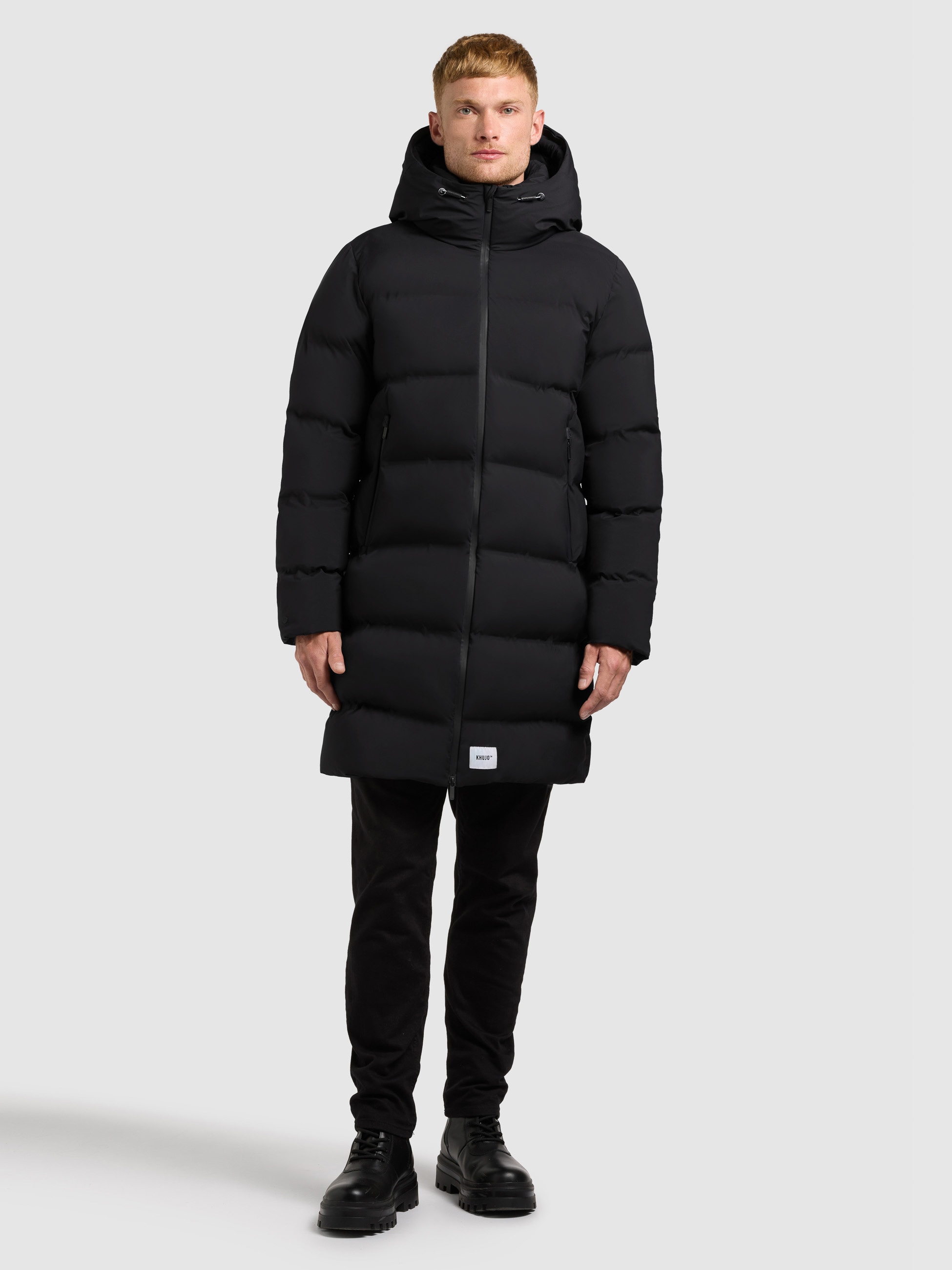 khujo Steppmantel »CAIUS3« mit praktischem 2-Wege-Reißverschluss