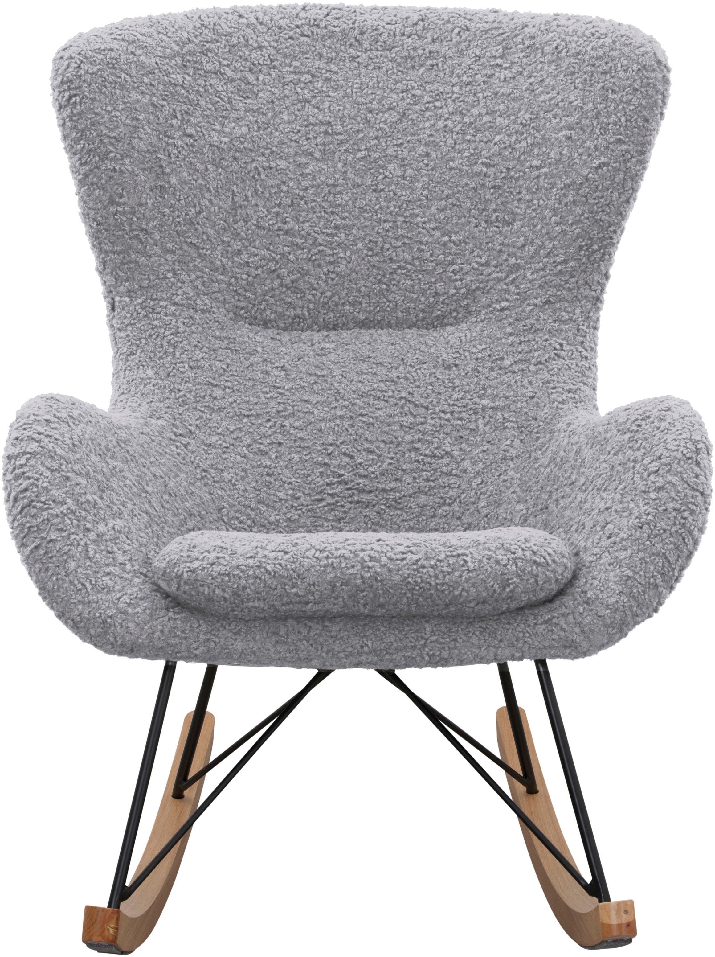 SalesFever Schaukelsessel »Entspannender Schaukelstuhl« In charmantem Teddy günstig online kaufen