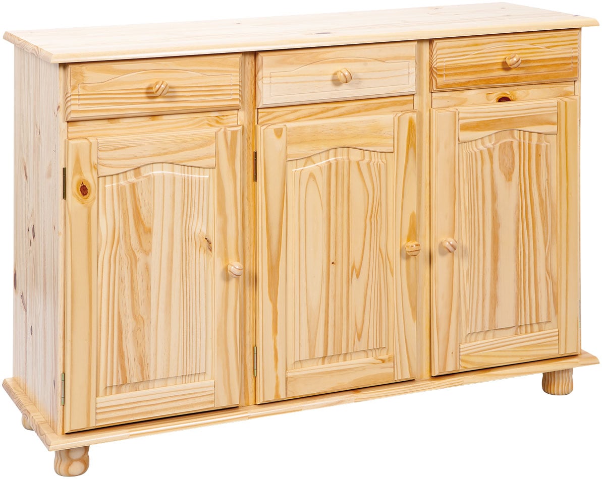 Inter Link Sideboard »Sideboard Abaco« 1 Stk. tlg. Kiefer Massiv, Landhaus, BxTxH: ca. 130 x 43 x 87 cm