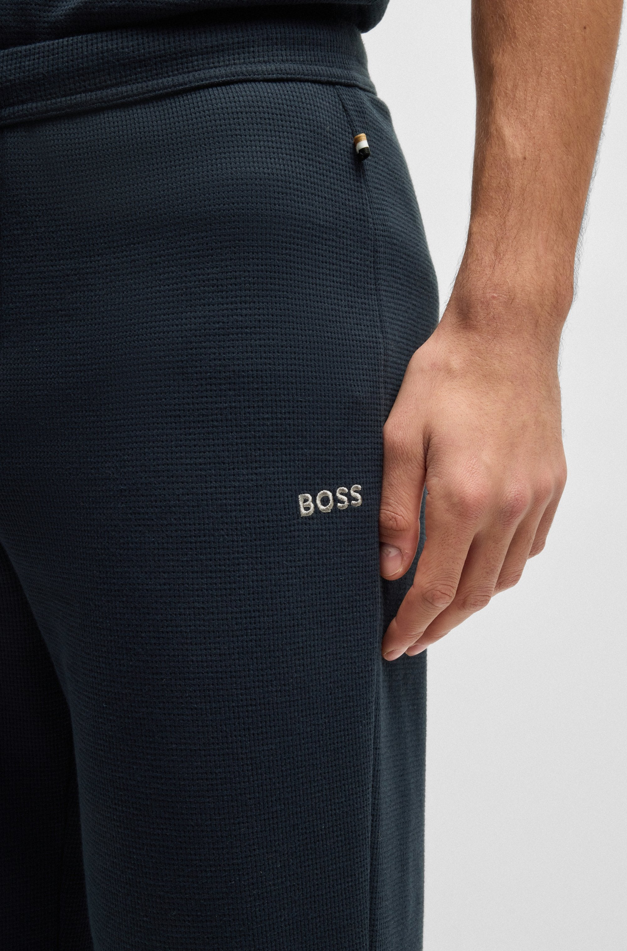 BOSS Pyjamahose »Waffle Pants«