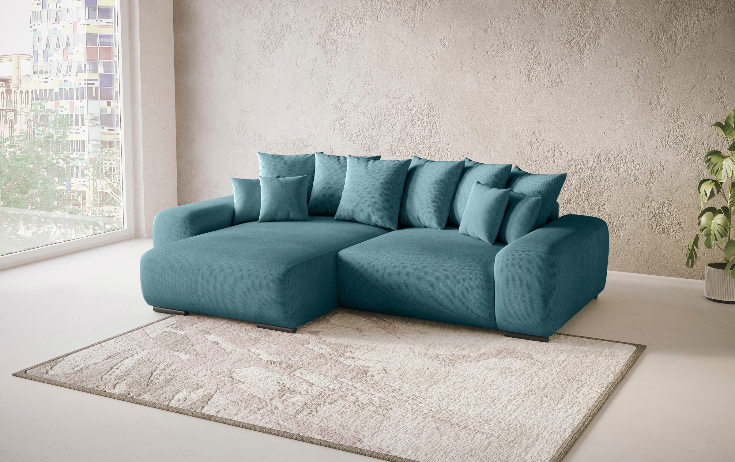 Mr. Couch Polsterecke »Sundance, L-Form«, Dauerschläfer mit Bett, Bettkaste günstig online kaufen