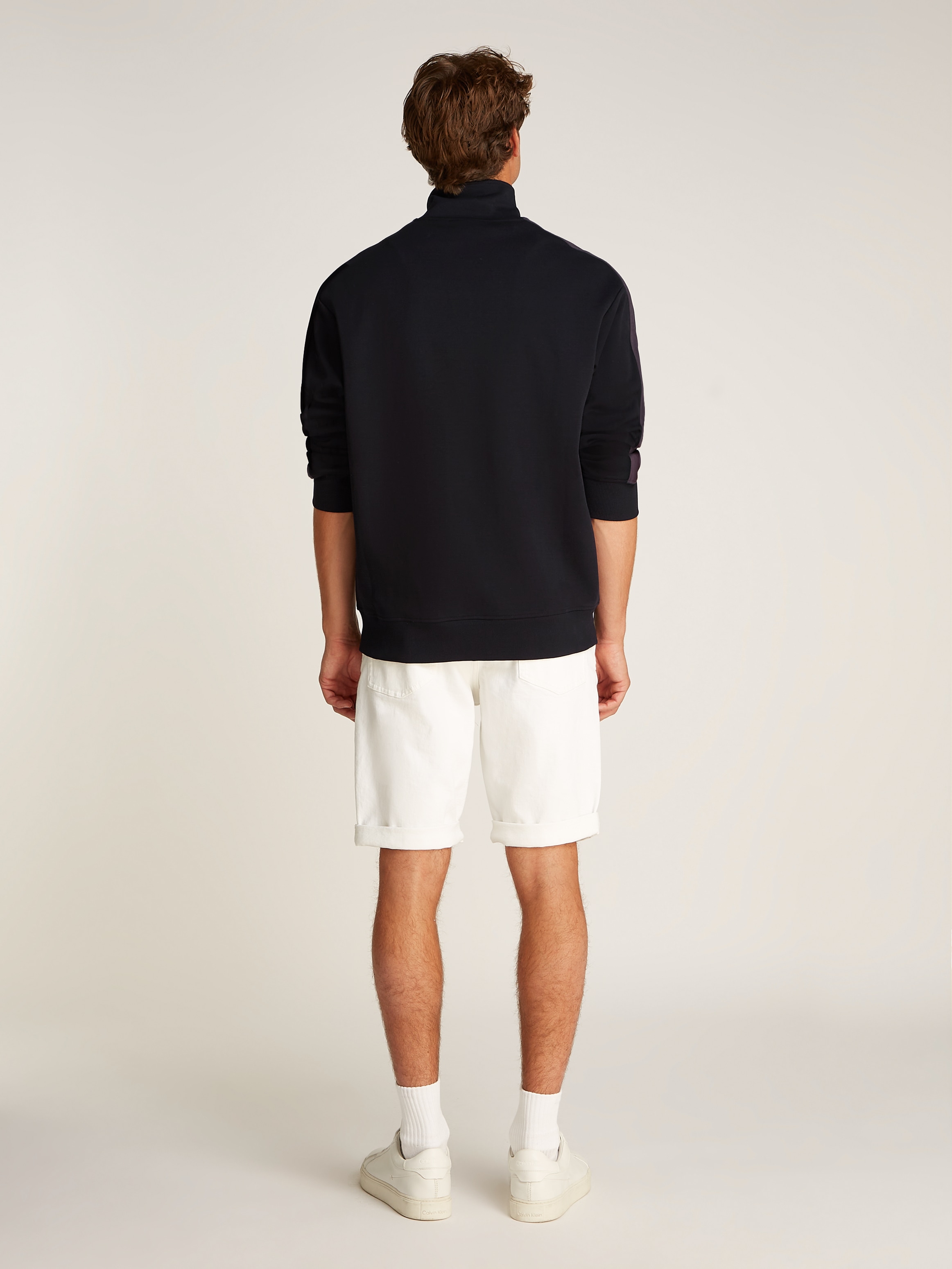 Calvin Klein Jeans Sweatjacke »LOGO TAPE ZIP THROUGH«, mit Logobänder