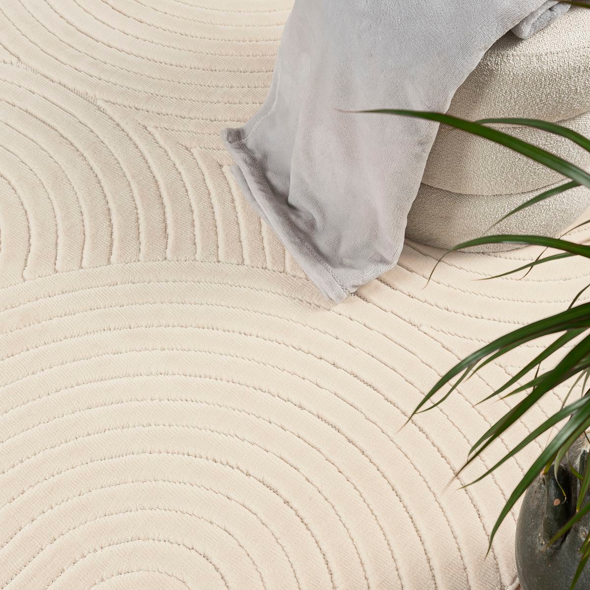 the carpet Teppich »Parma«, rund, 10 mm Höhe, moderne Wohnzimmer Teppich Outdoor geeignet dichter Flor